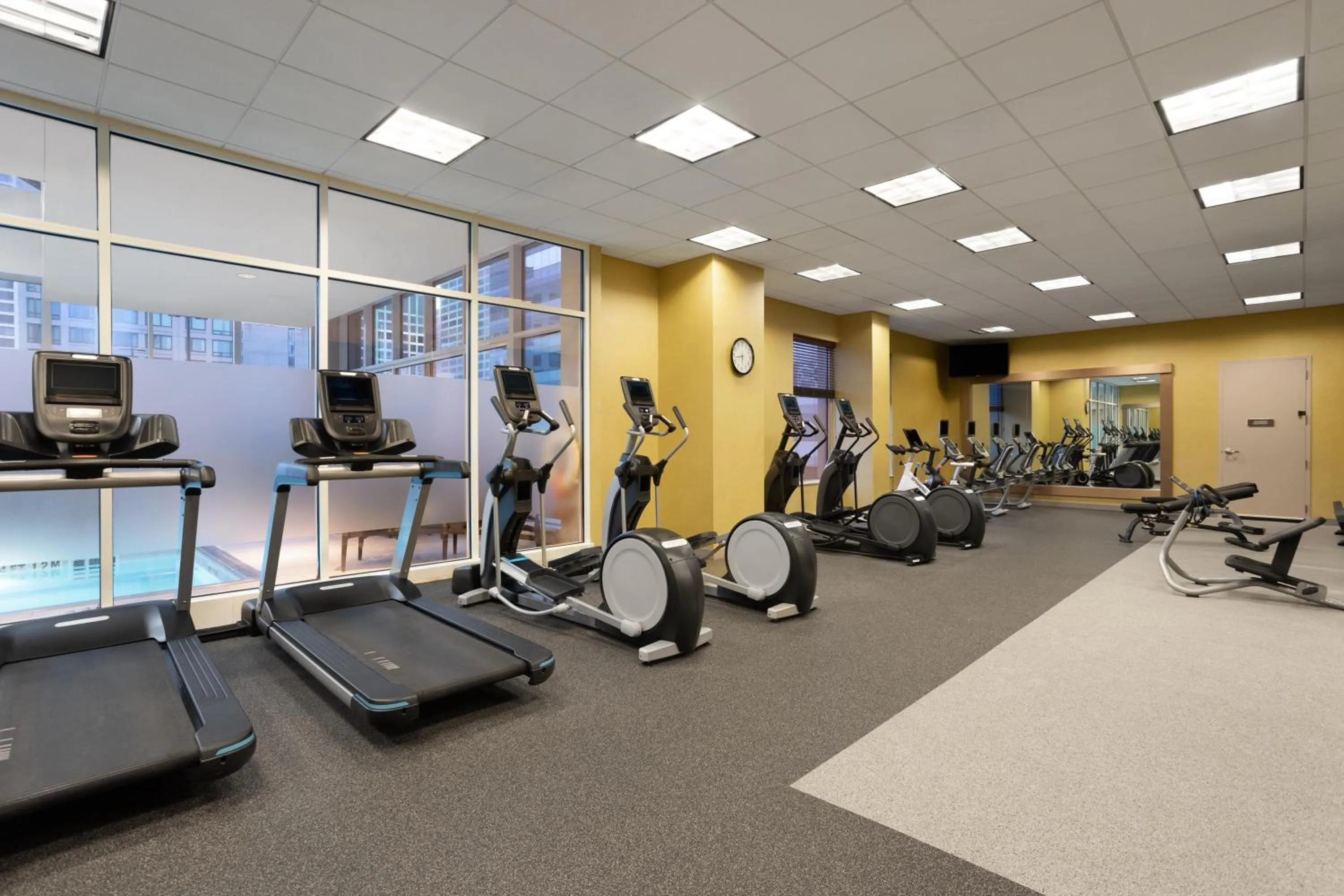 Fitness centre/facilities in Hilton Garden Inn Chicago Downtown/Magnificent Mile