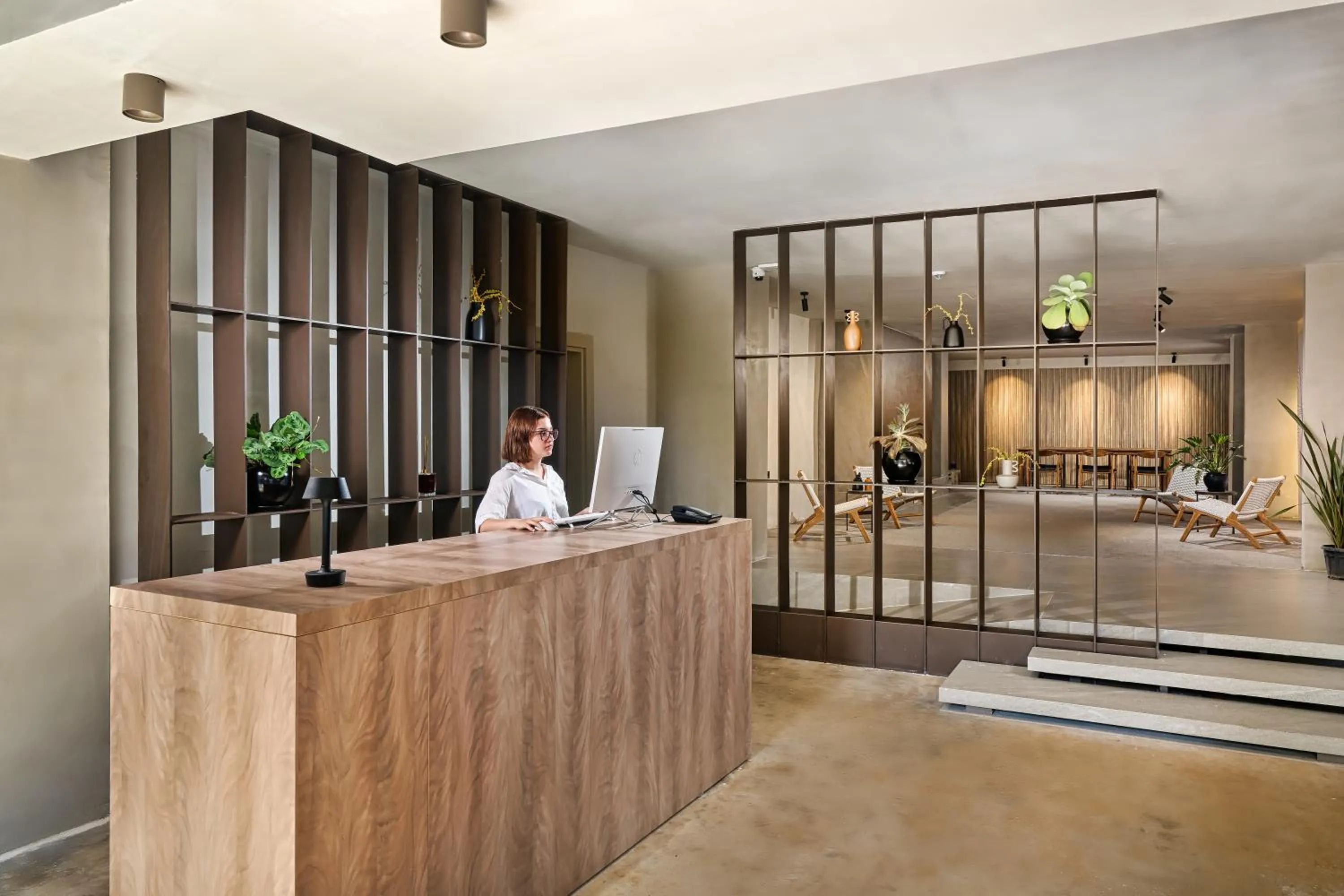 Lobby or reception in Büyük Hotel