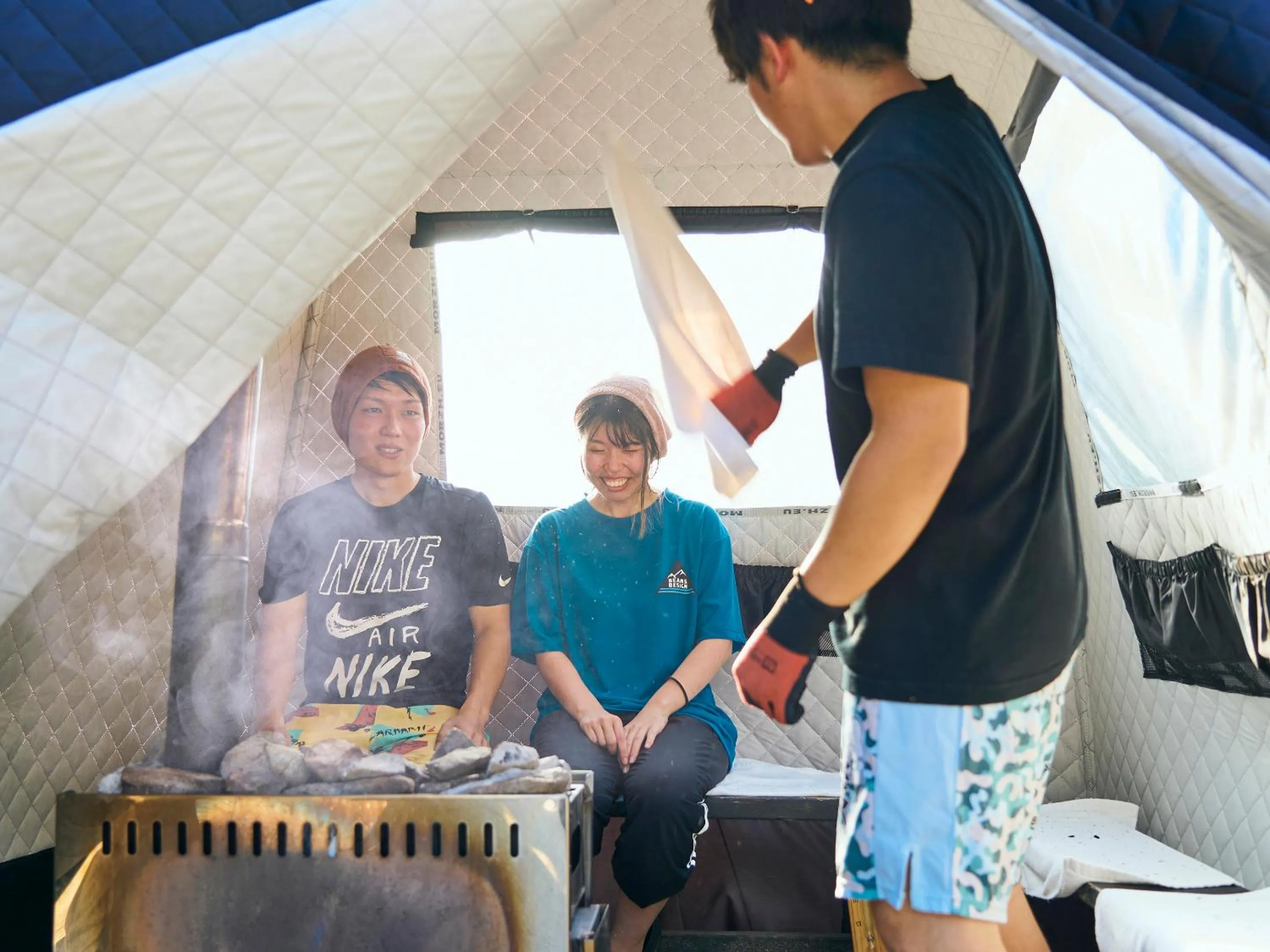 Sauna in Lodge Kiyokawa