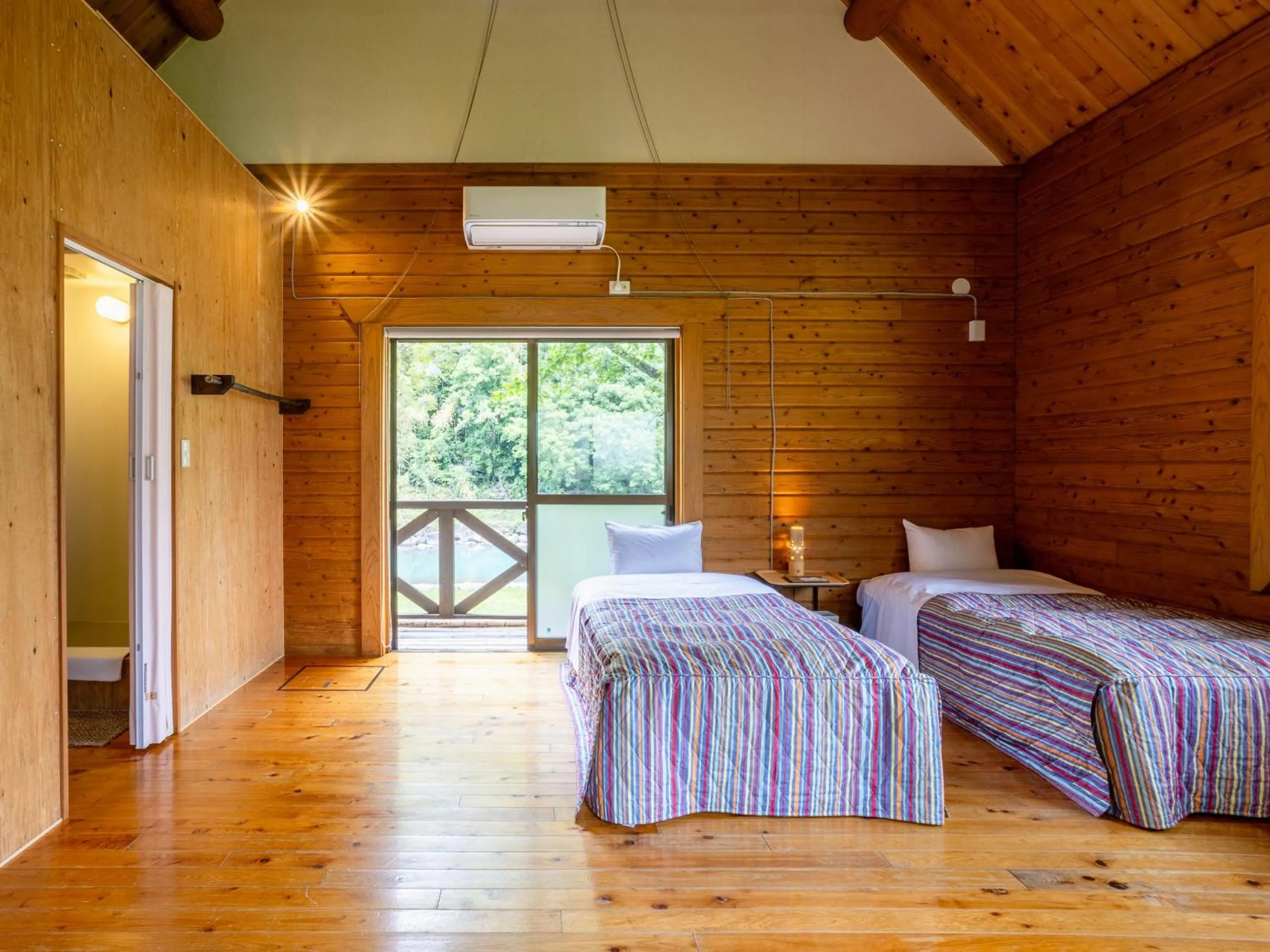 Photo of the whole room, Bed in Lodge Kiyokawa