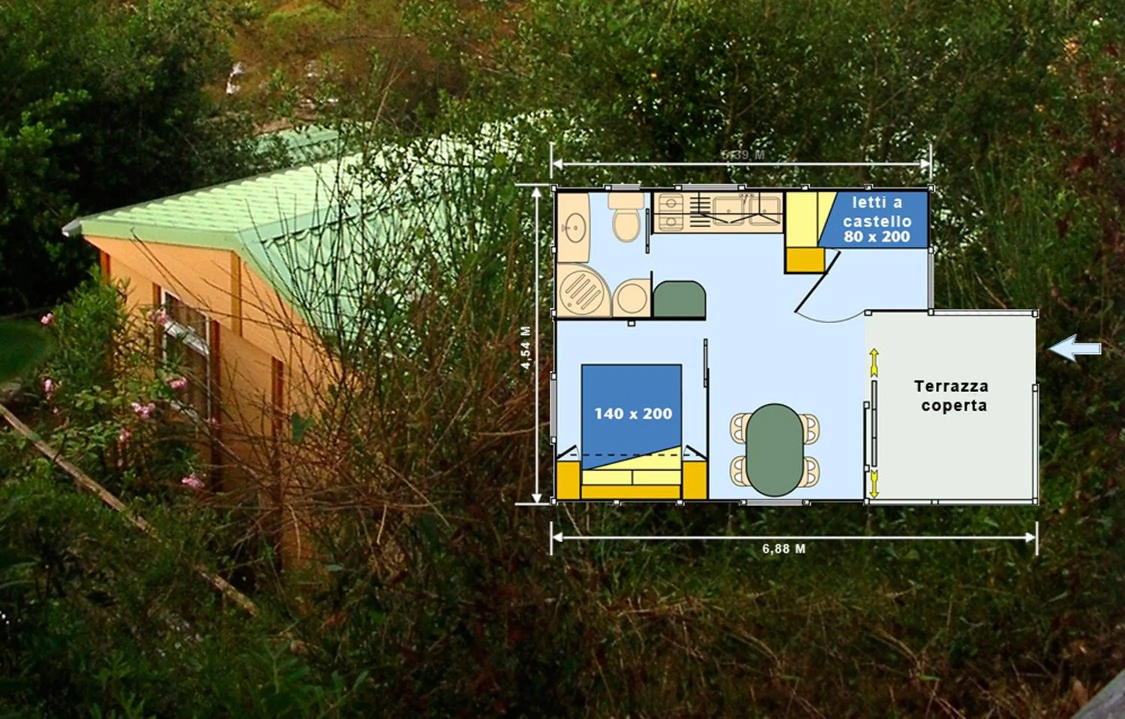 Night in Camping Village Canapai