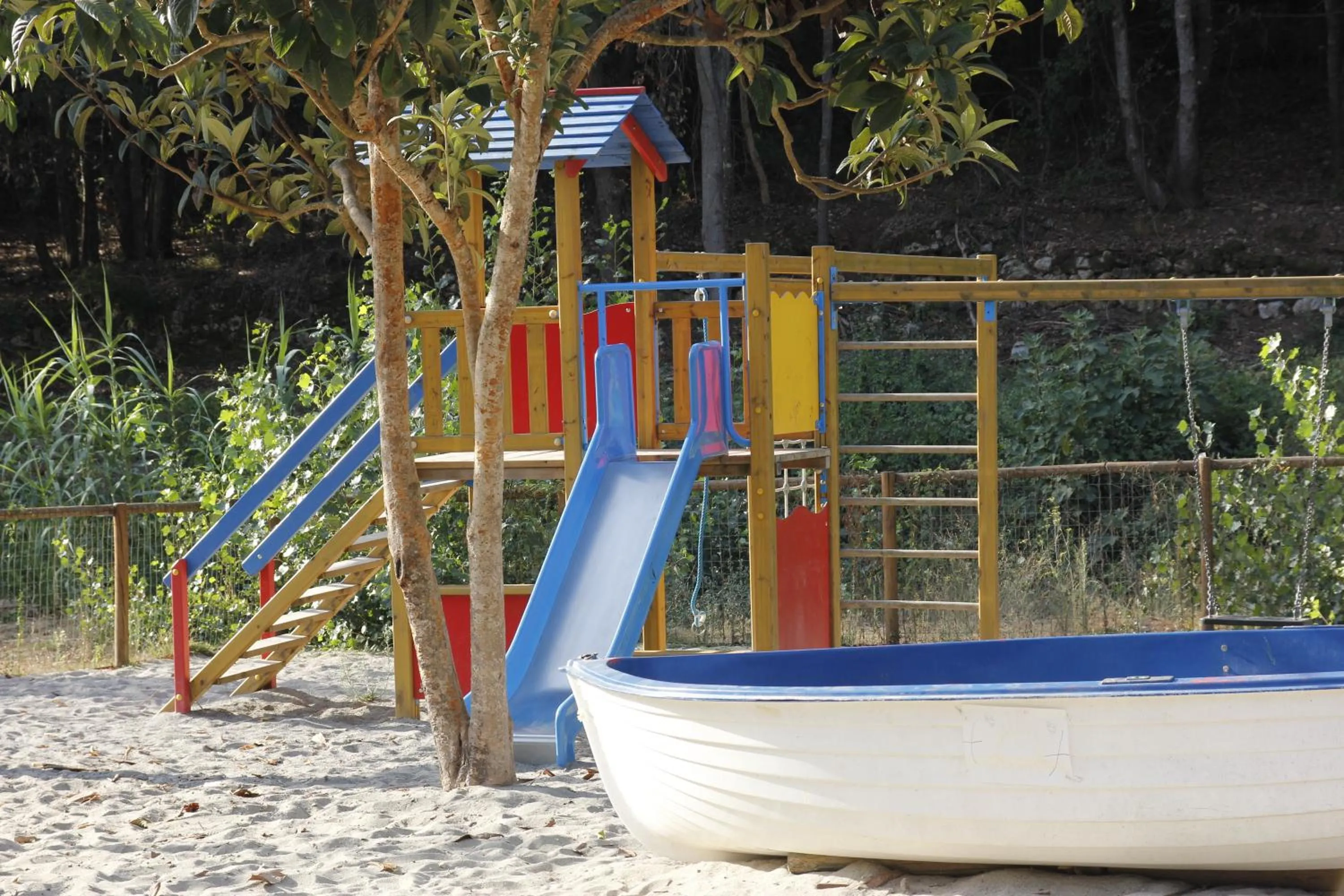 Children play ground in Camping Village Canapai