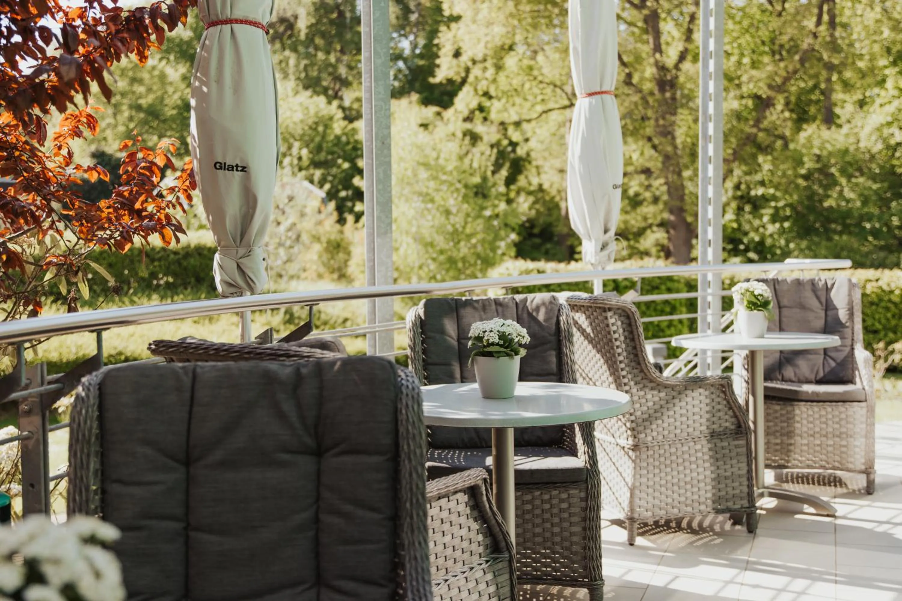 Balcony/Terrace in Parkhotel IV Jahreszeiten Kühlungsborn