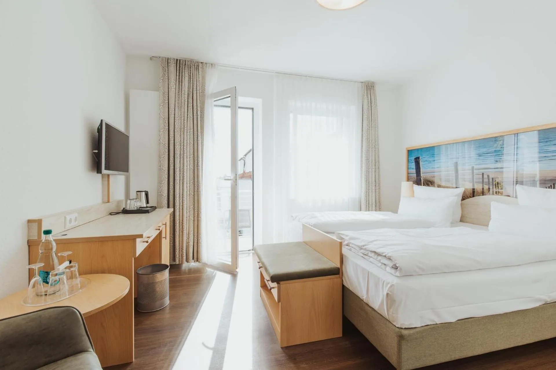 Bed in Parkhotel IV Jahreszeiten Kühlungsborn