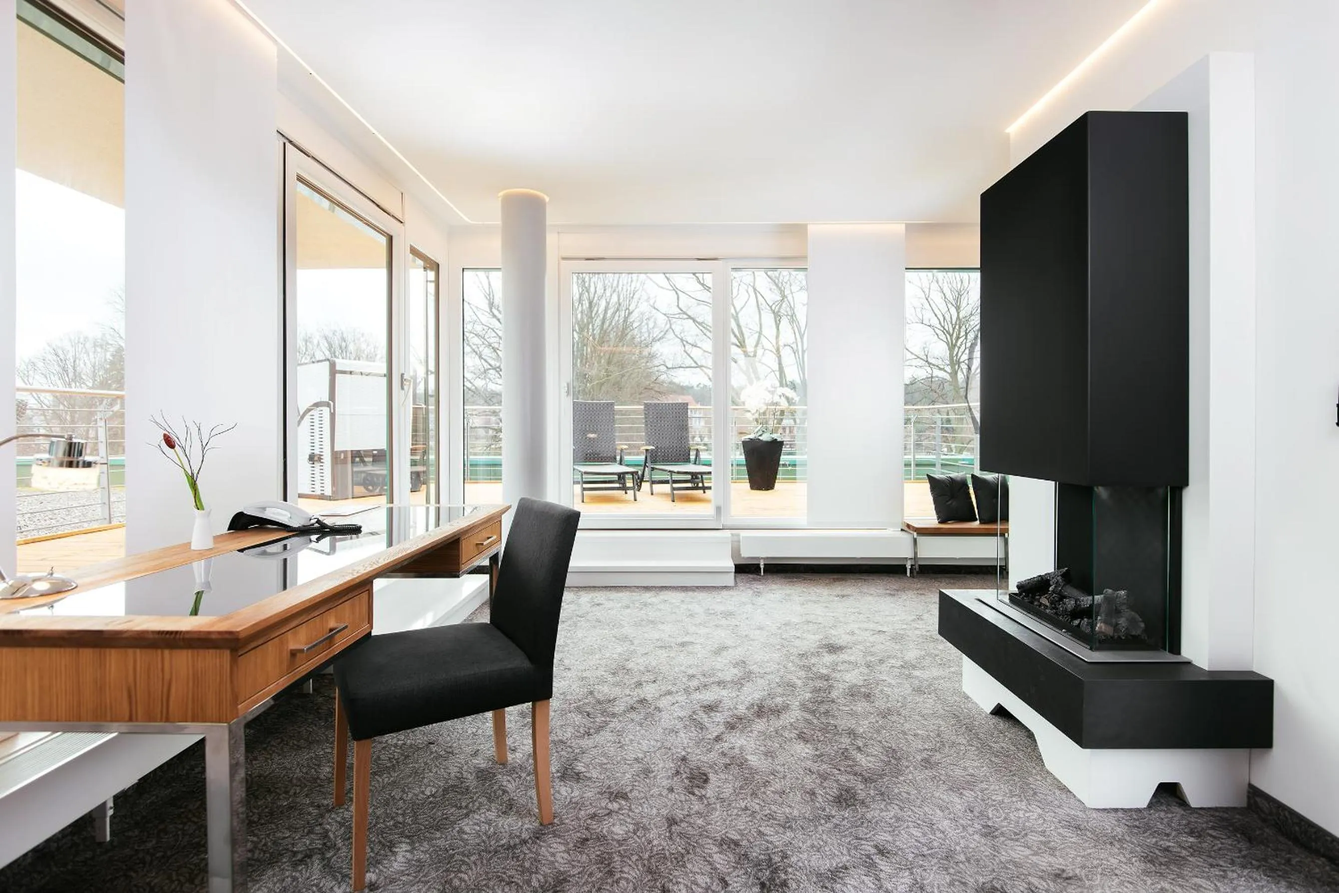 Seating area in Parkhotel IV Jahreszeiten Kühlungsborn