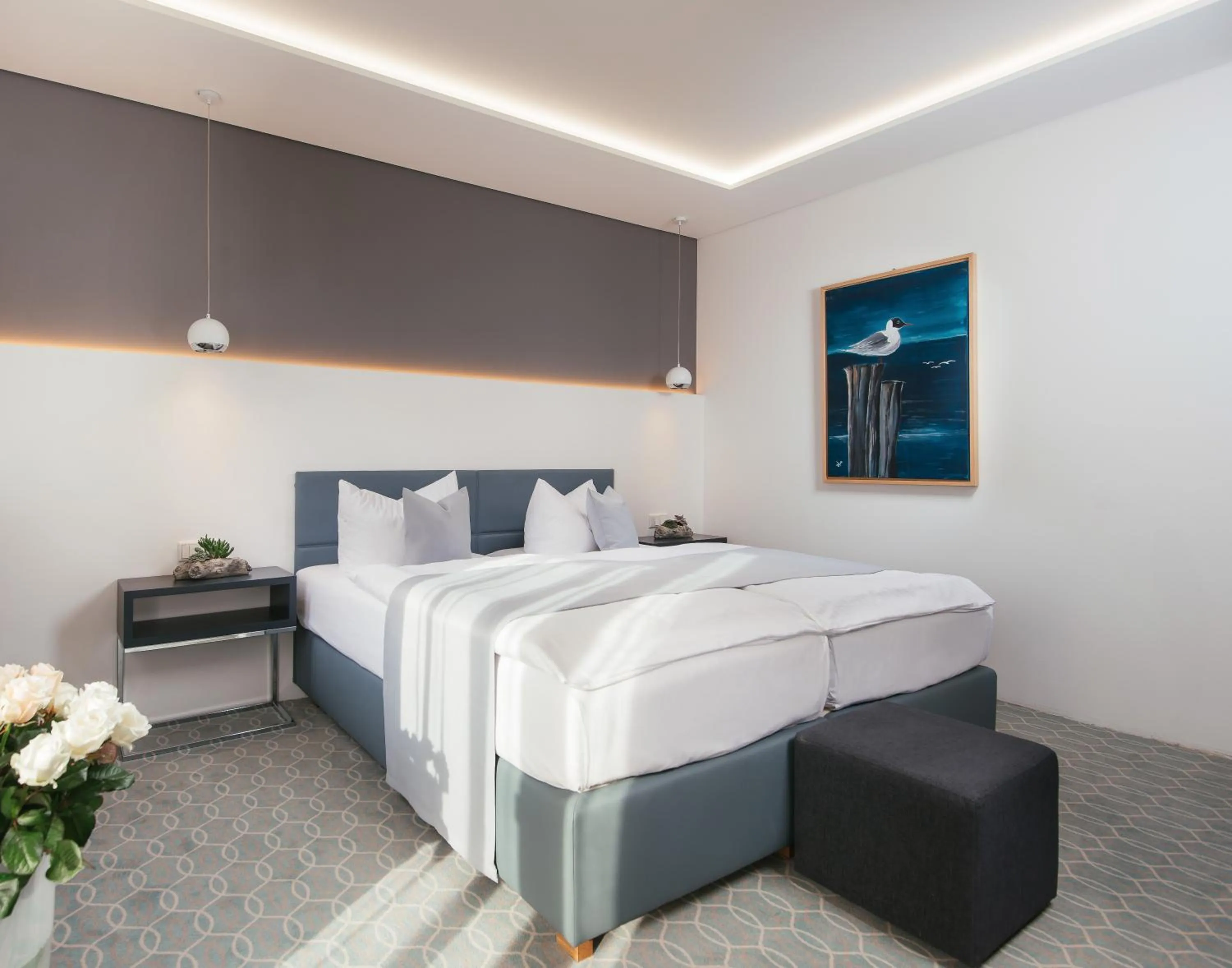 Bed in Parkhotel IV Jahreszeiten Kühlungsborn