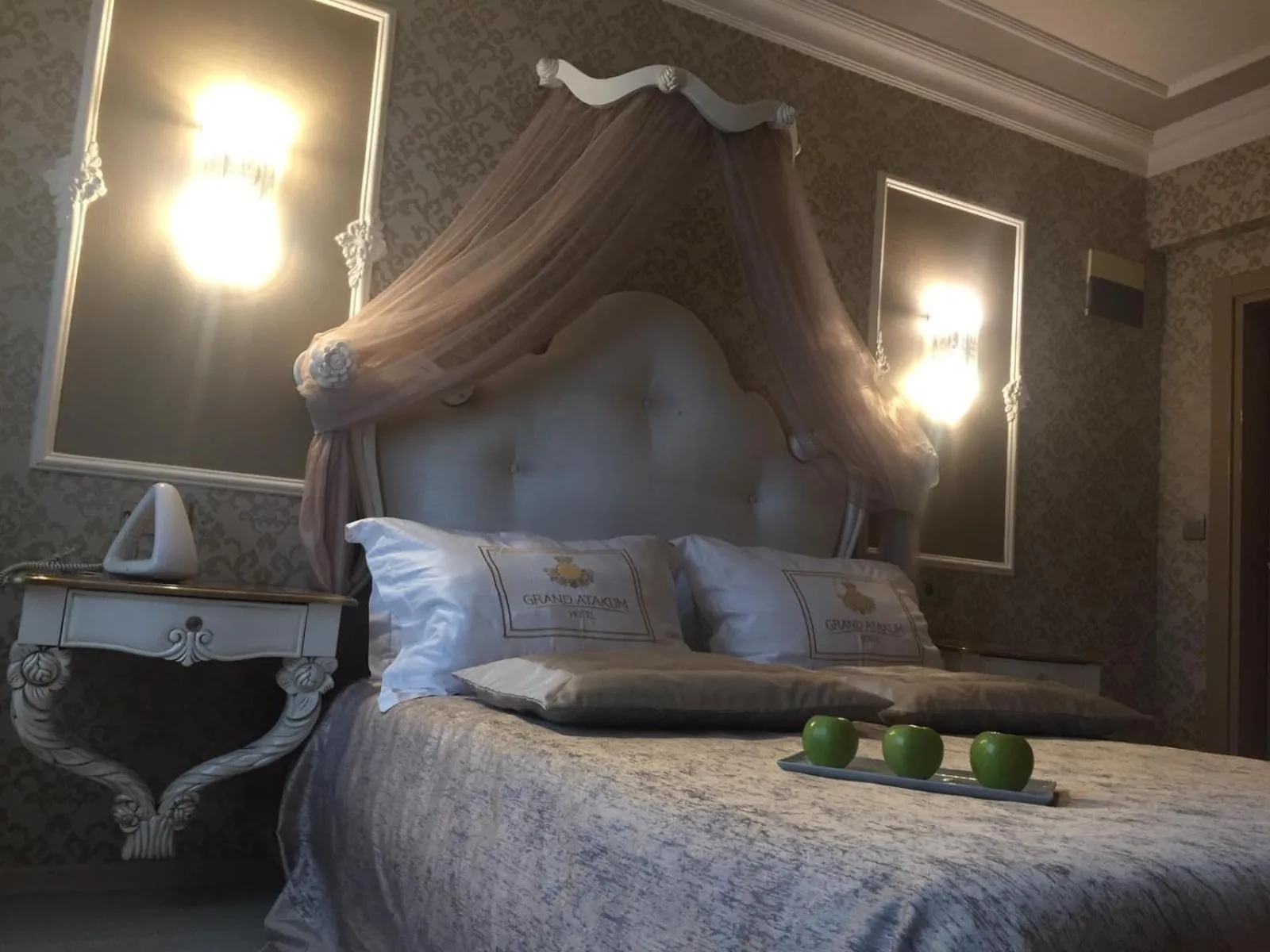 Bed in Grand Atakum Hotel