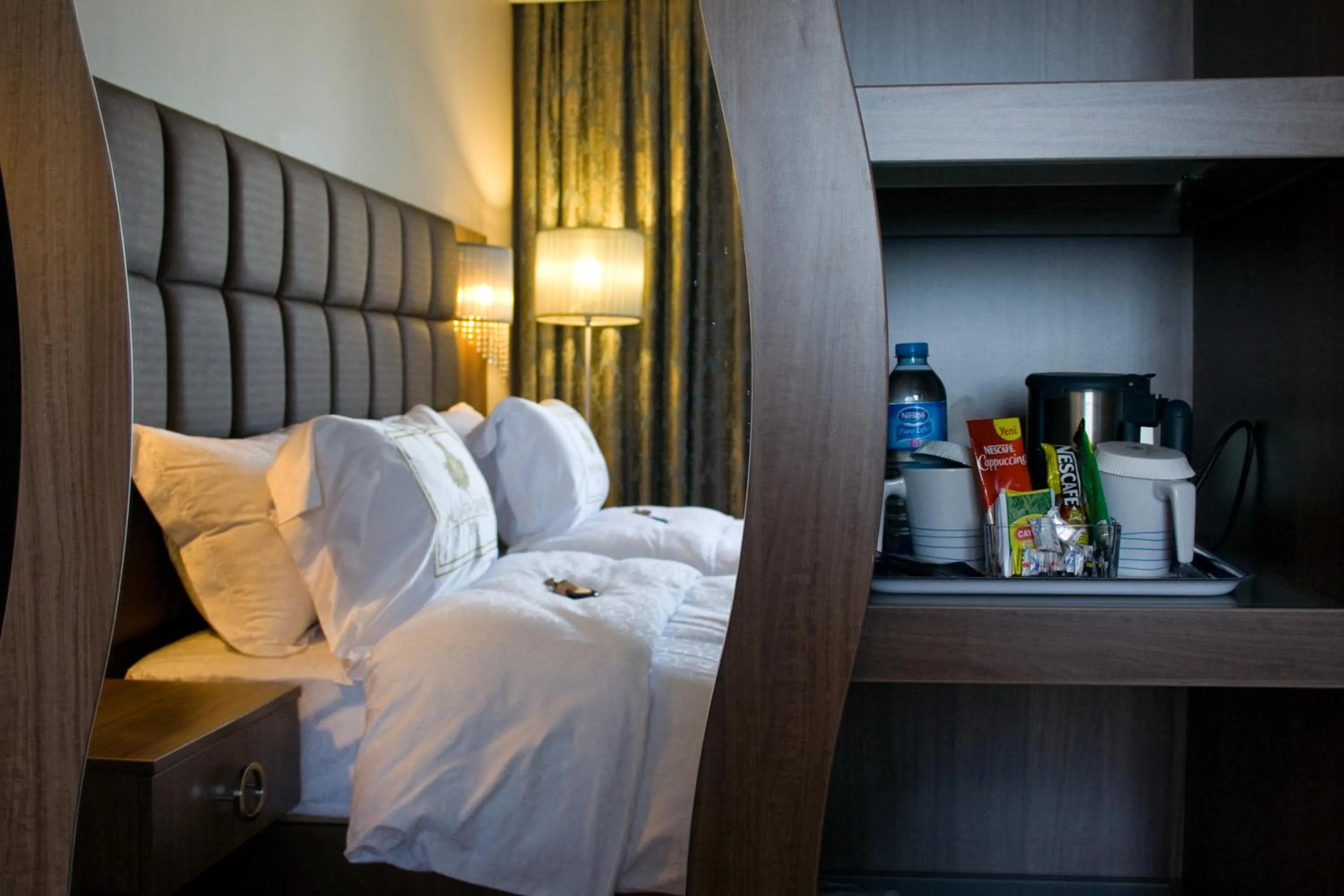 Bed in Grand Atakum Hotel