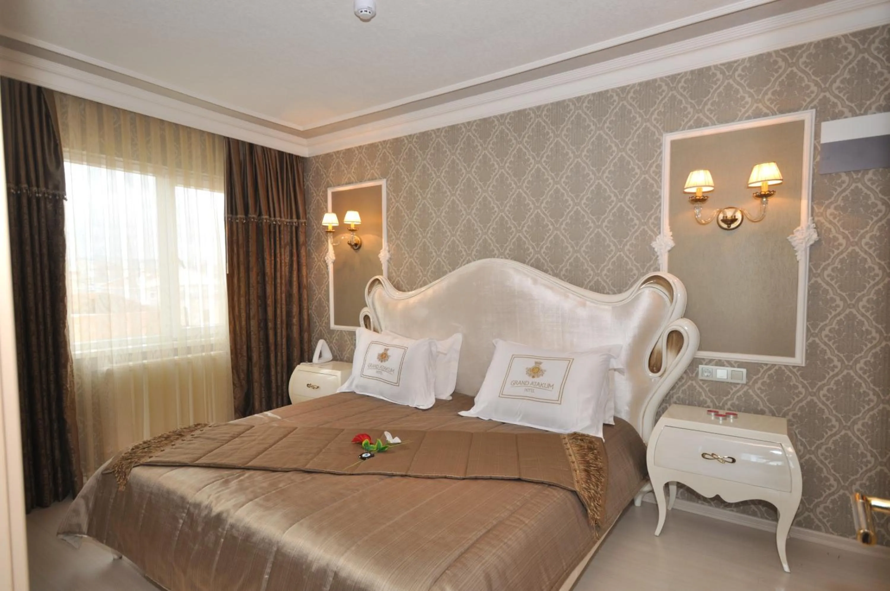 Bed in Grand Atakum Hotel