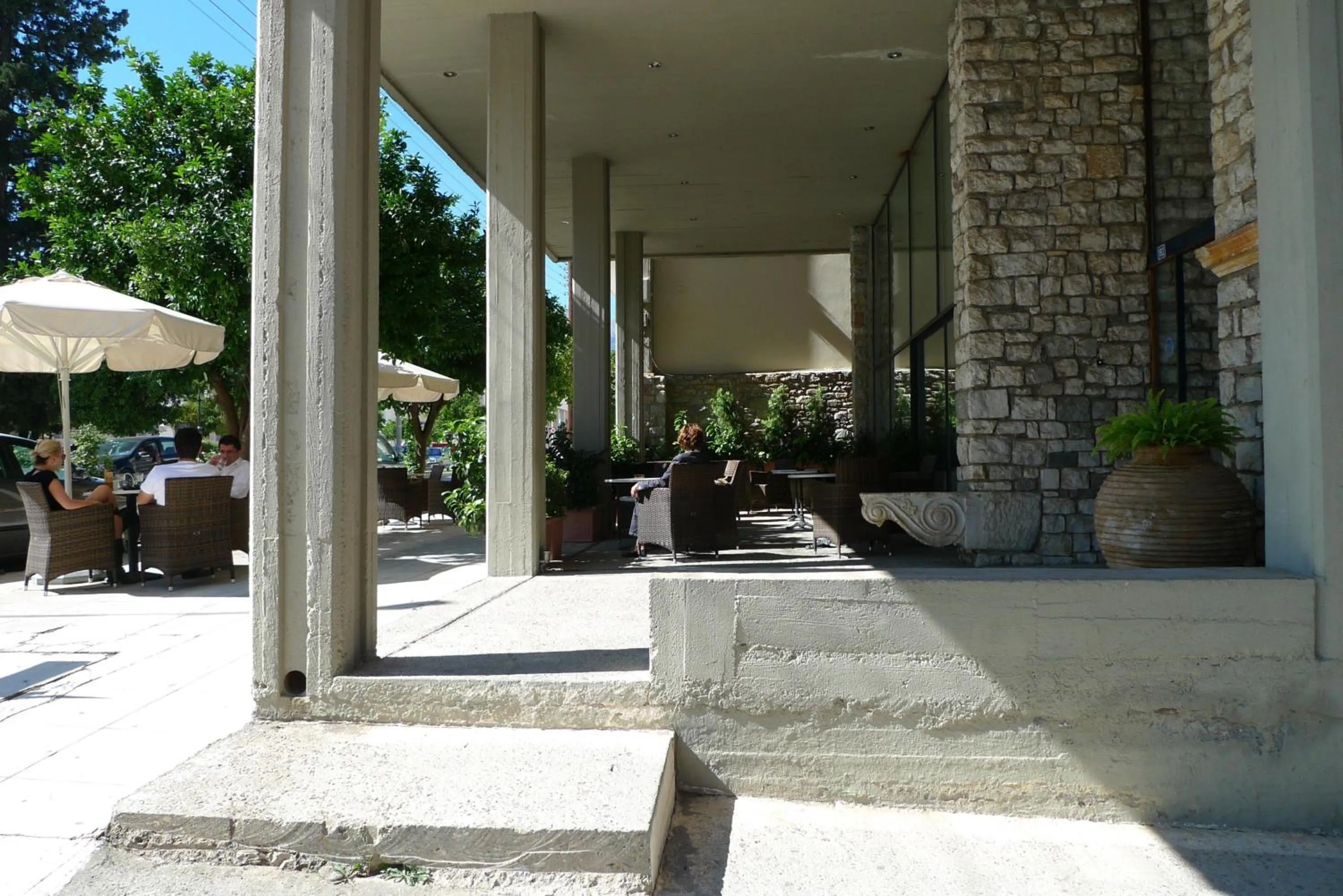 Facade/entrance in Dioscouri Hotel