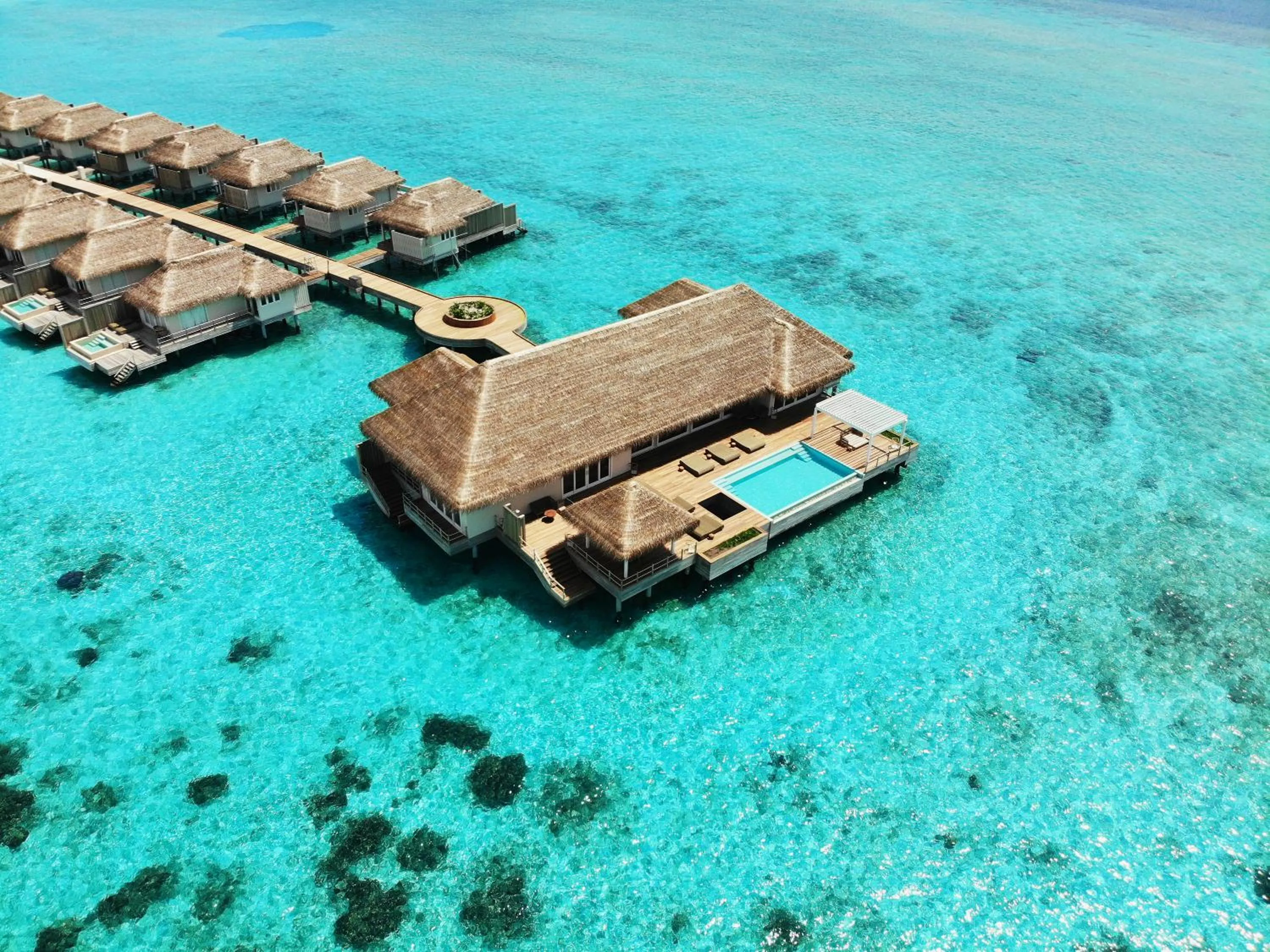 Bird's eye view in Baglioni Resort Maldives - Luxury All Inclusive