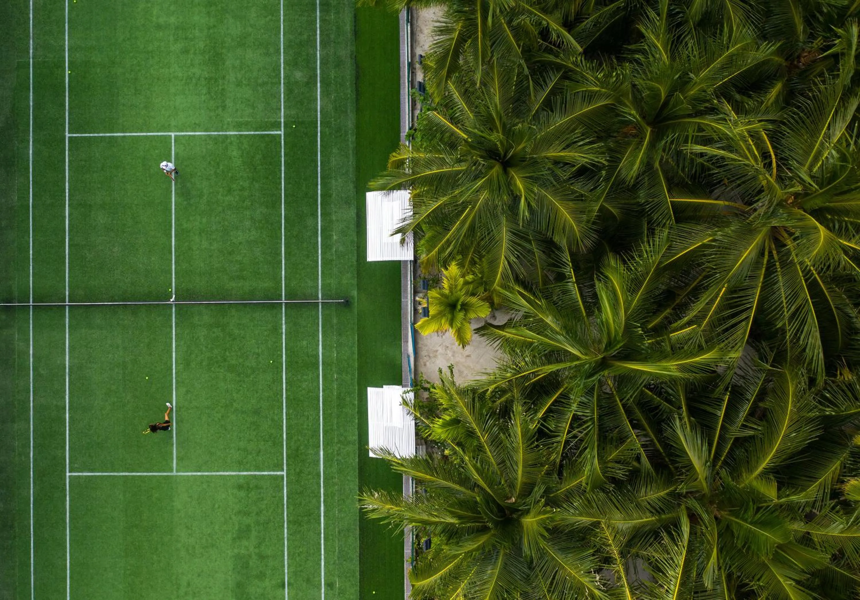 Tennis court in Baglioni Resort Maldives - Luxury All Inclusive