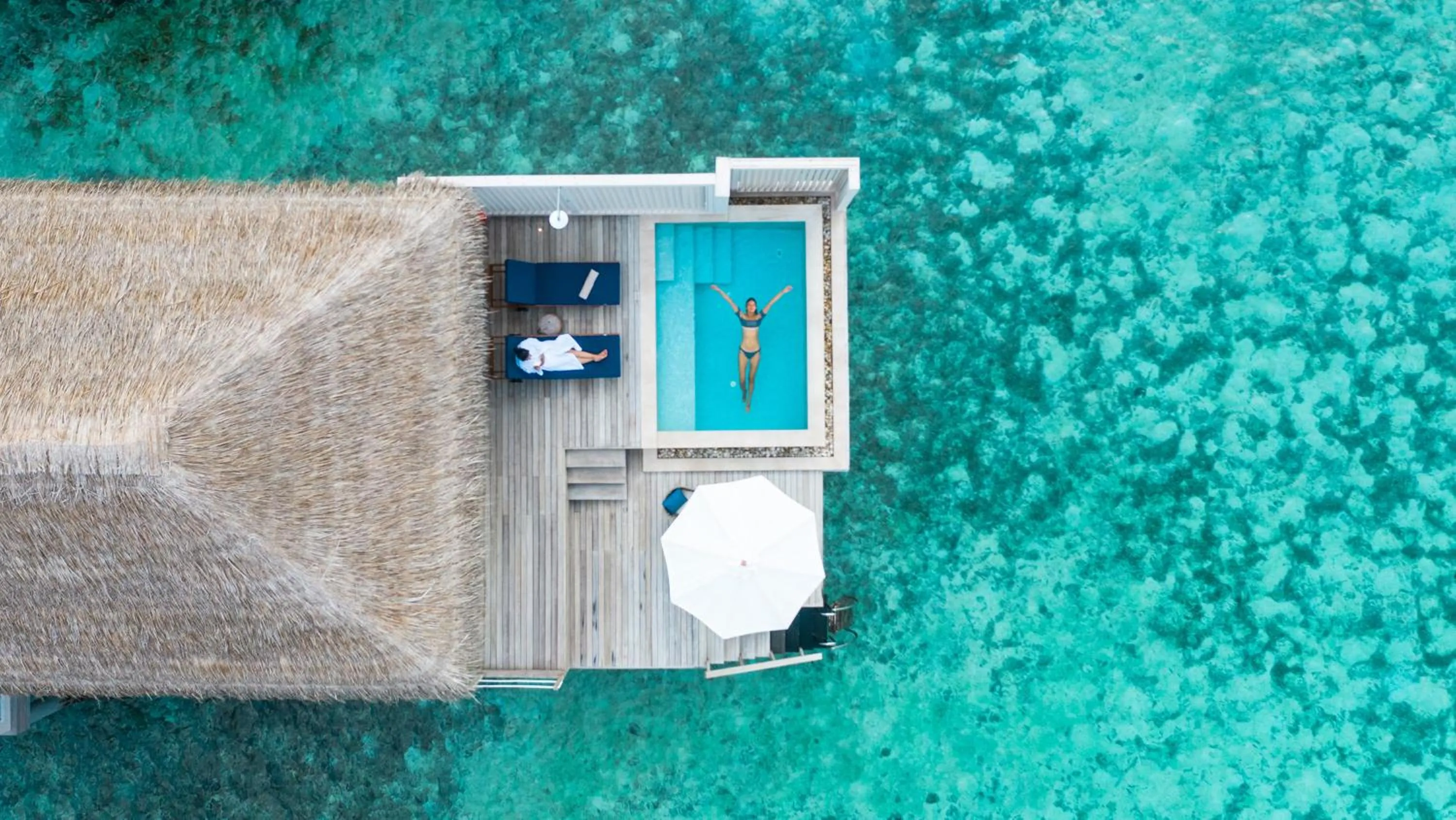 Pool view in Baglioni Resort Maldives - Luxury All Inclusive