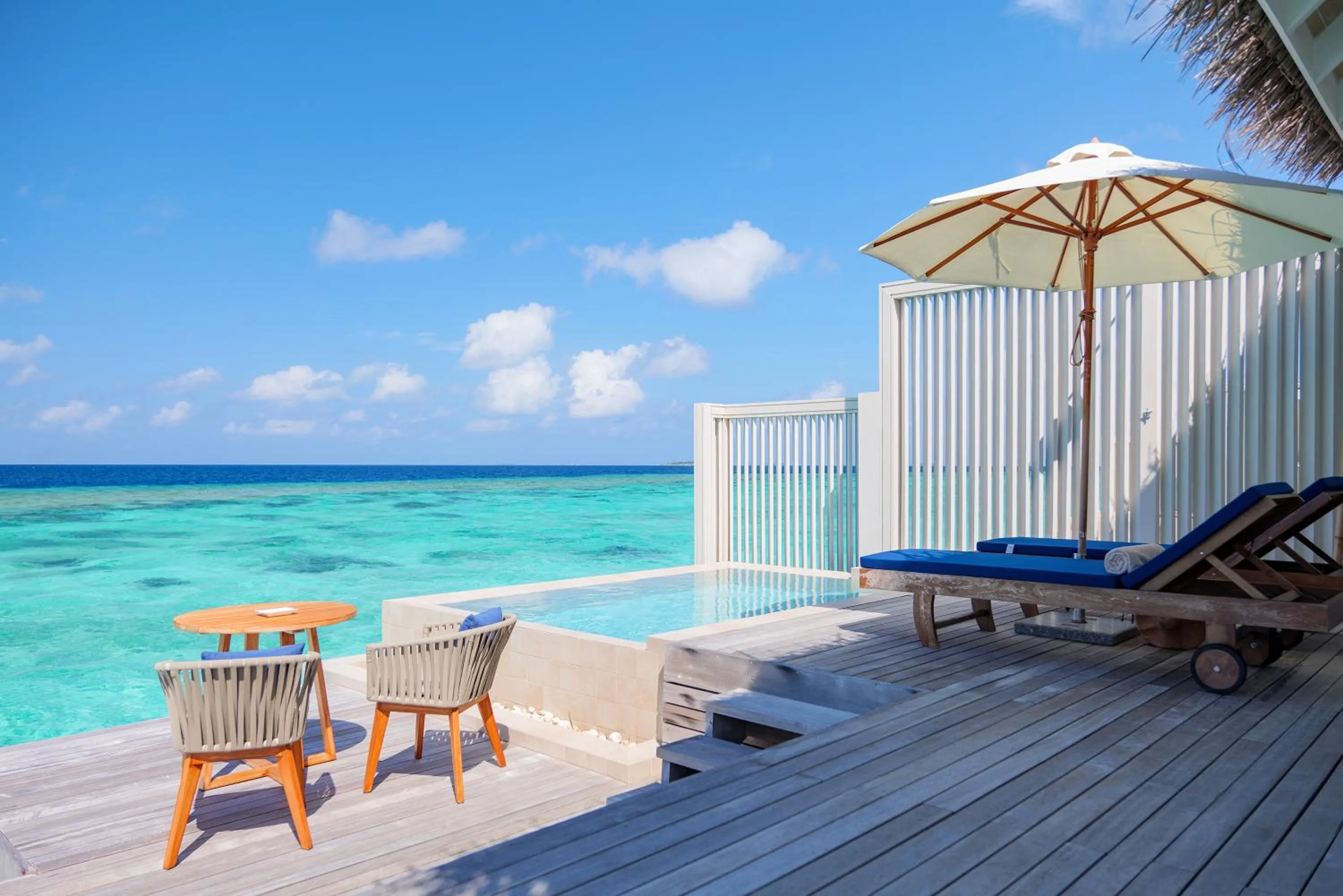 Patio in Baglioni Resort Maldives - Luxury All Inclusive