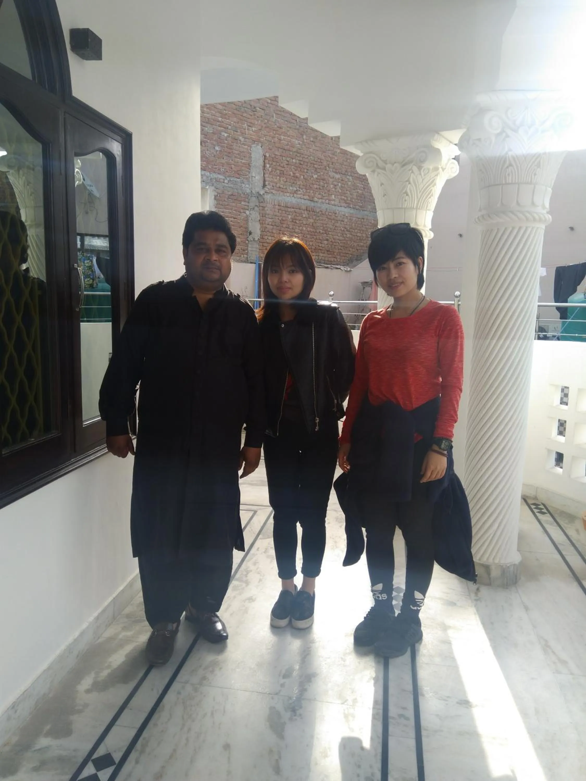 Balcony/Terrace in Taj Square A luxurious family homestay