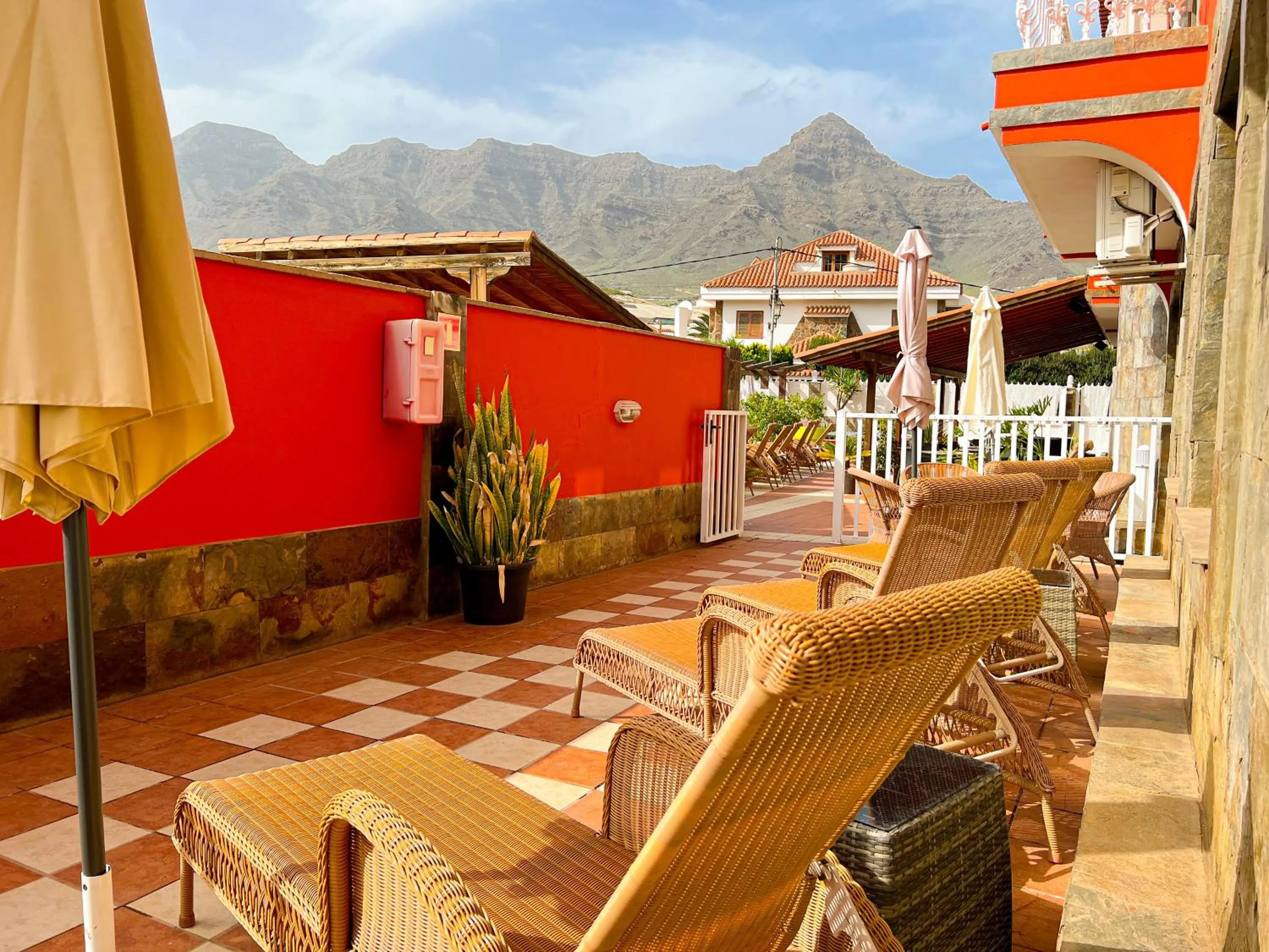 Balcony/Terrace in Hotel La Aldea Suites