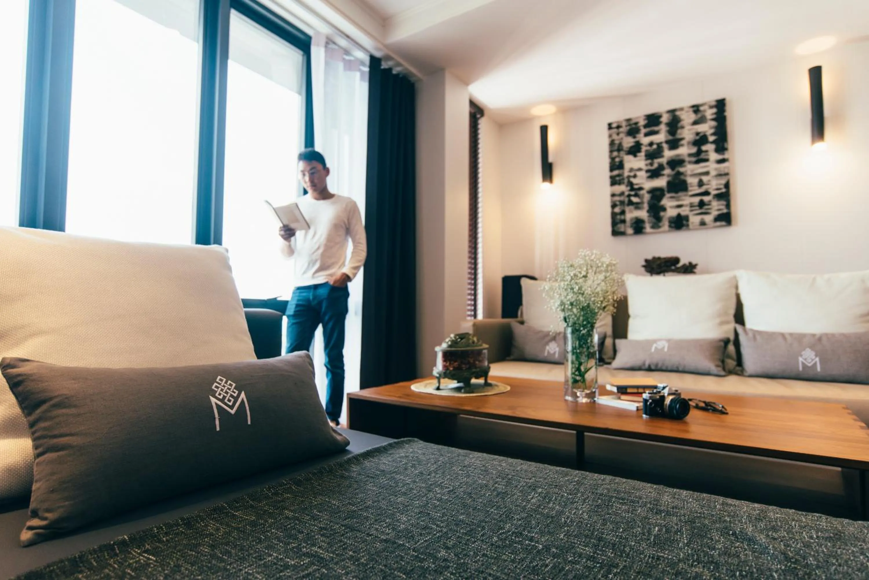 Living room in Marine Beach Hotel Pattaya - SHA Plus