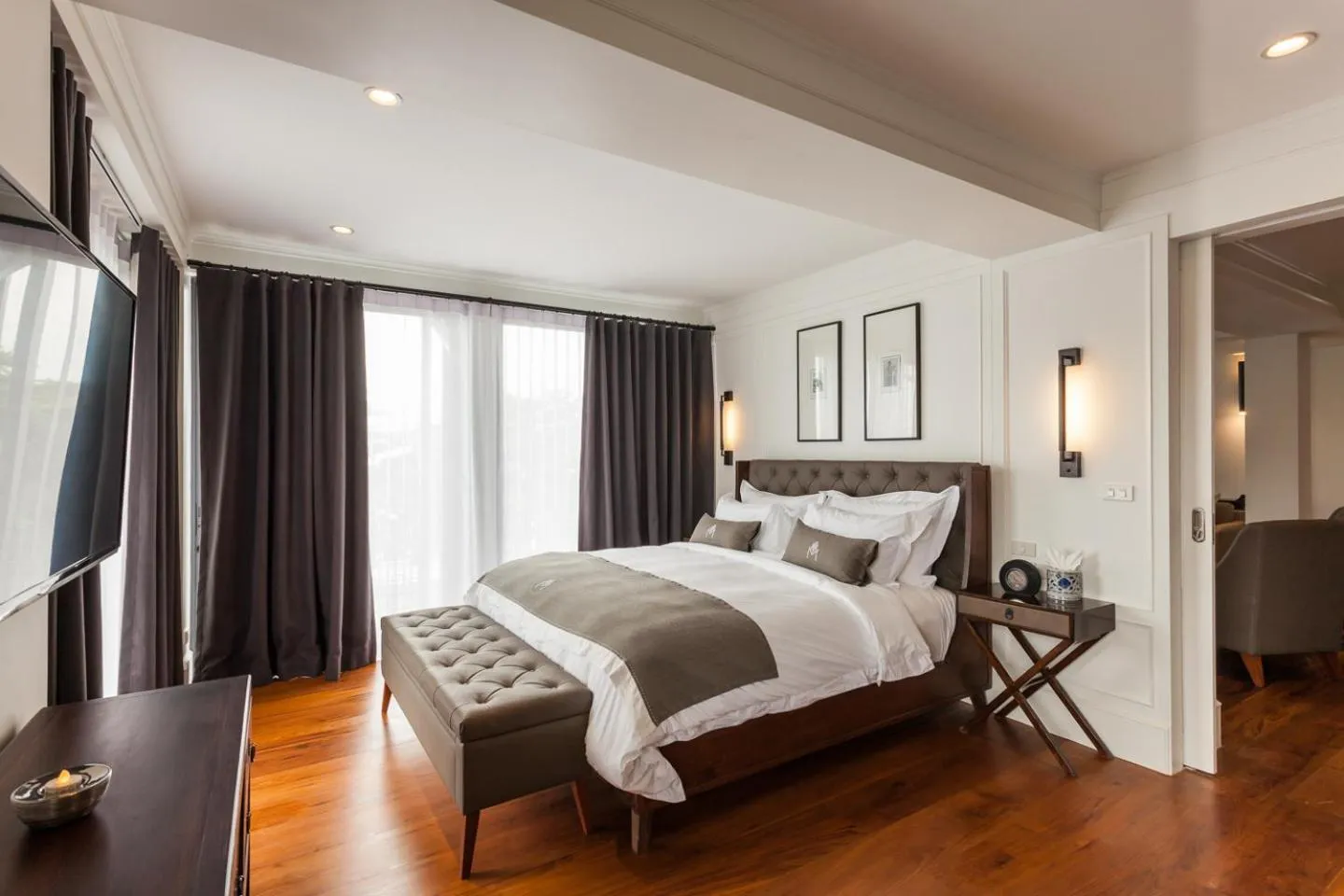 Bedroom, Bed in Marine Beach Hotel Pattaya - SHA Plus