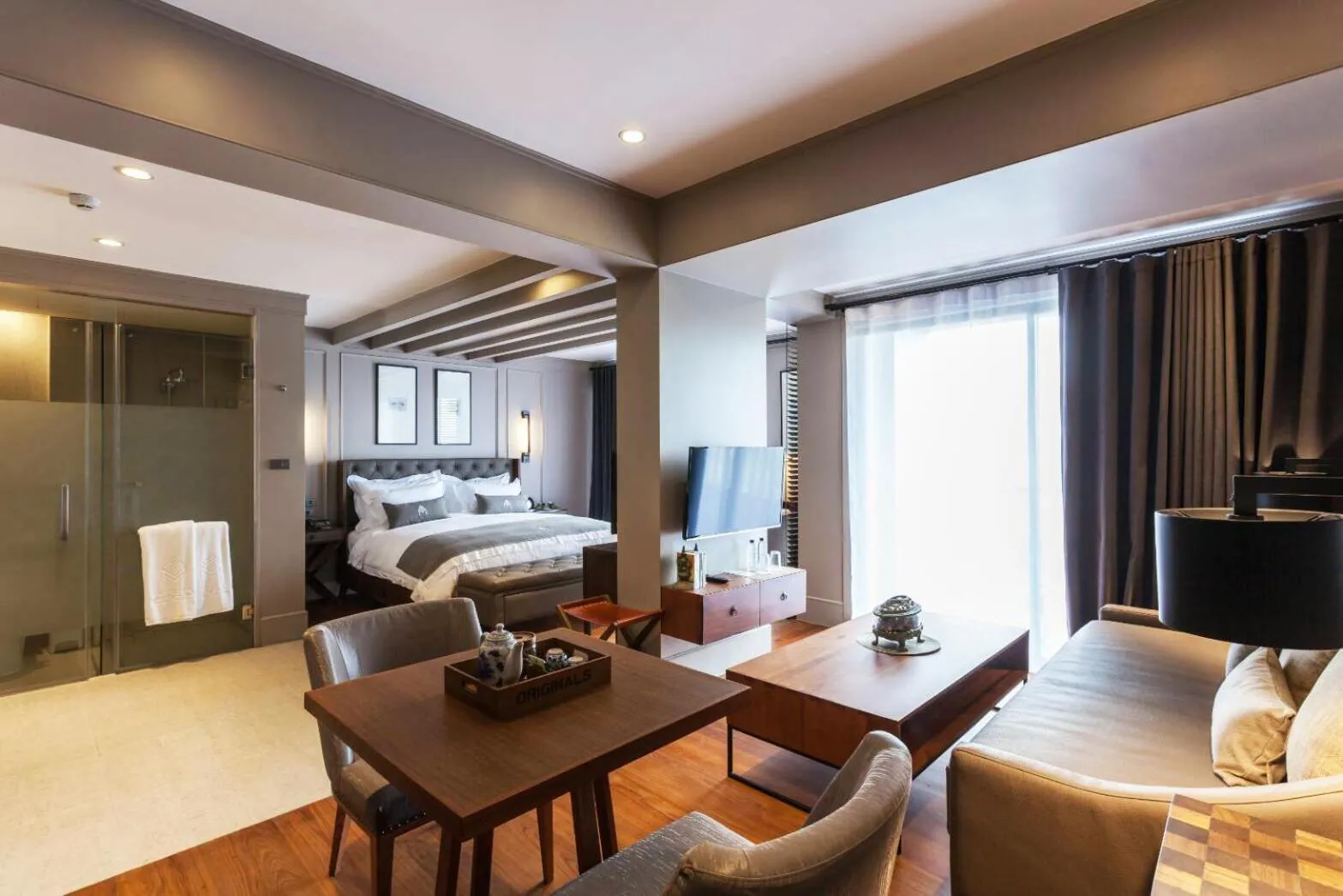 Living room in Marine Beach Hotel Pattaya - SHA Plus