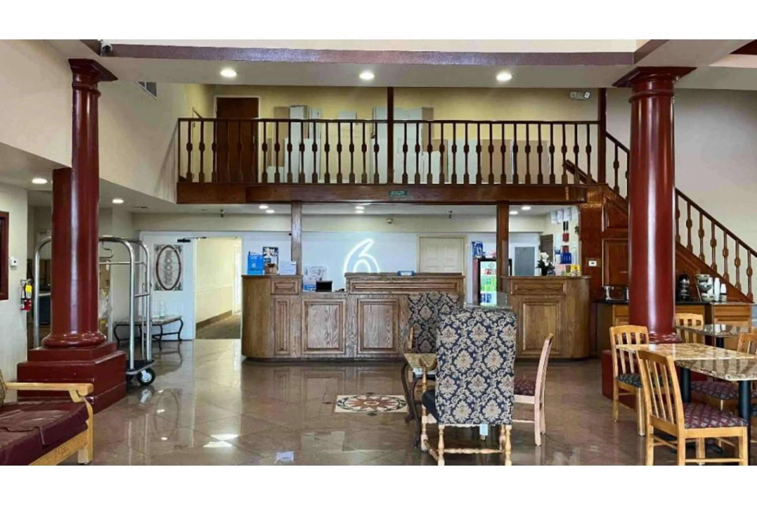 Seating area in Motel 6 Tucson, AZ Airport Kino Sports Complex