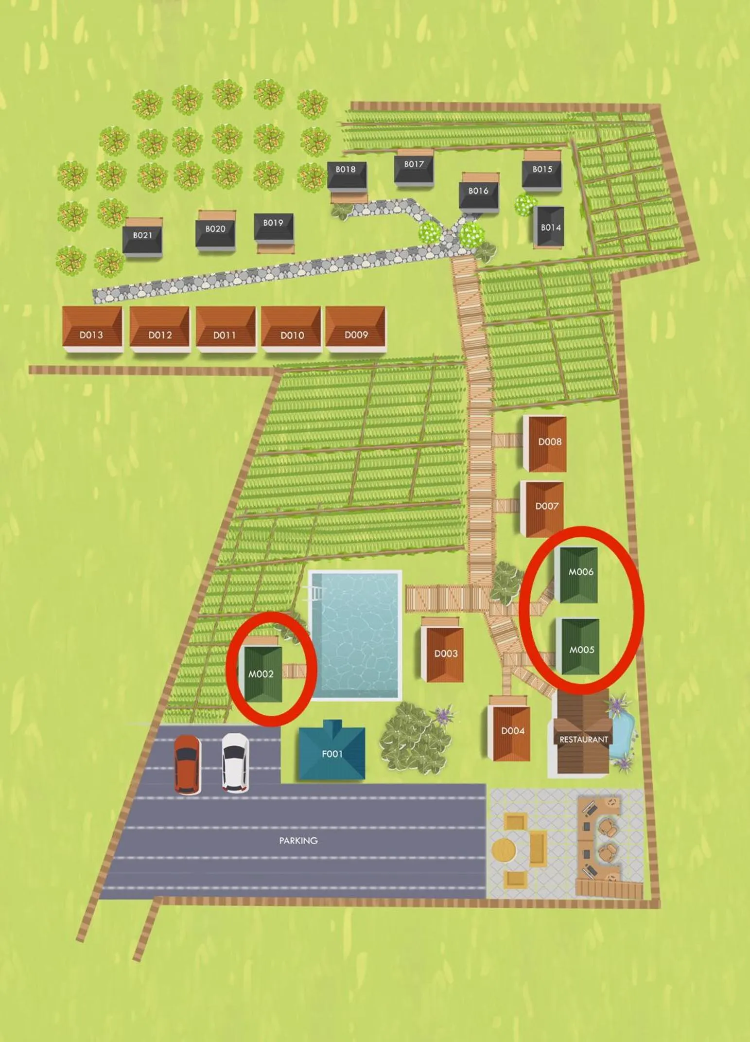 Floor plan in Nok Chan Mee Na