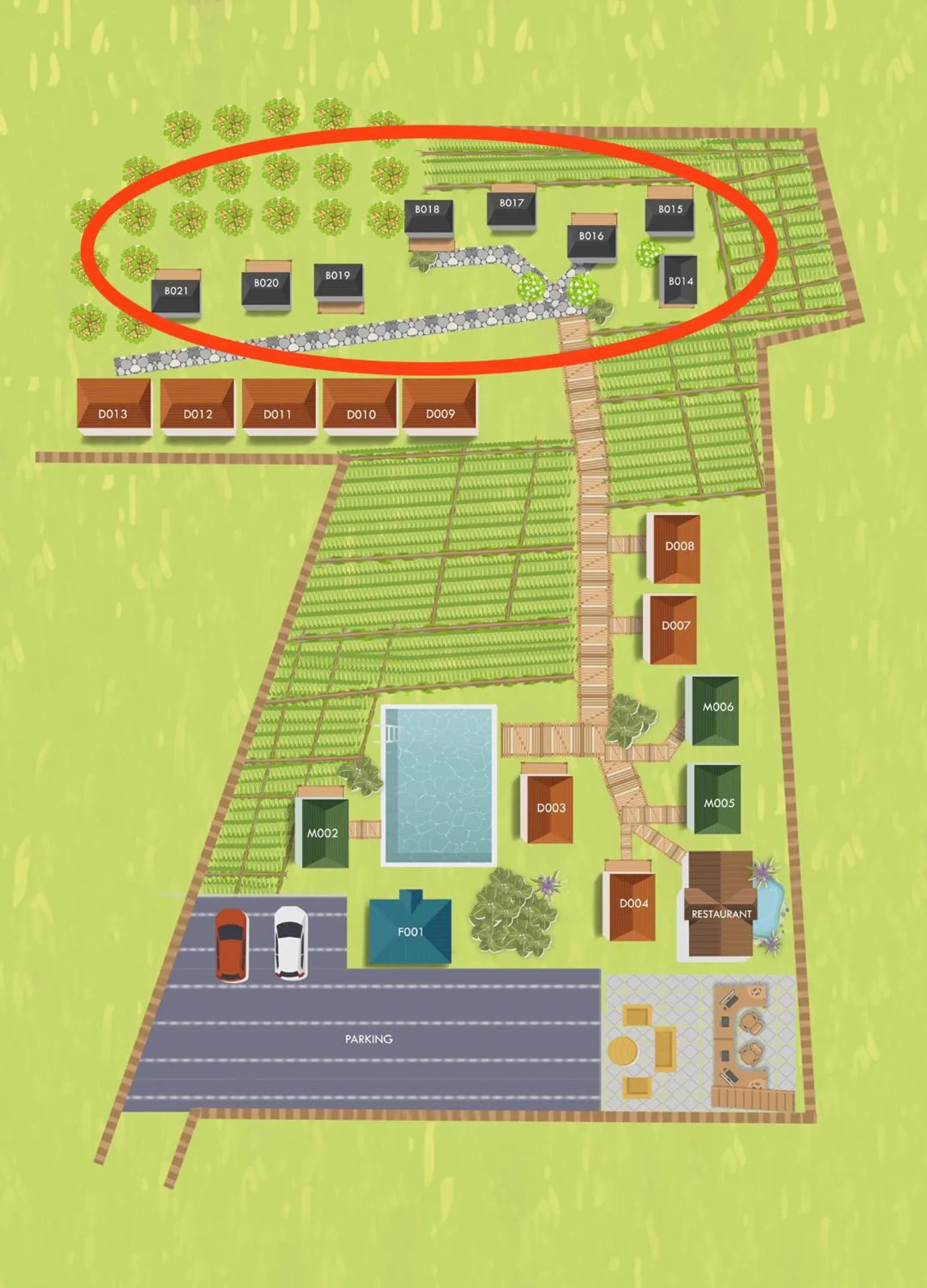 Floor plan in Nok Chan Mee Na