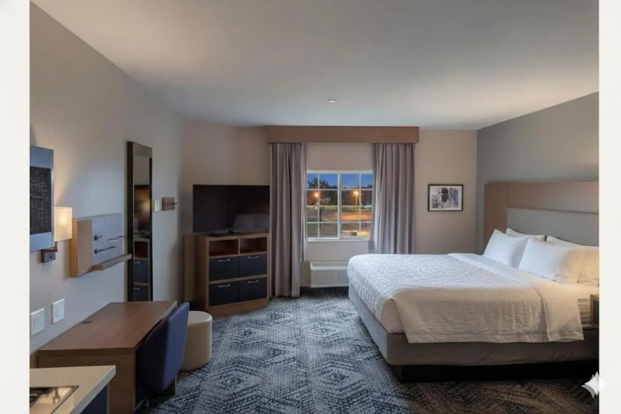 Bed in Candlewood Suites Avondale-New Orleans by IHG
