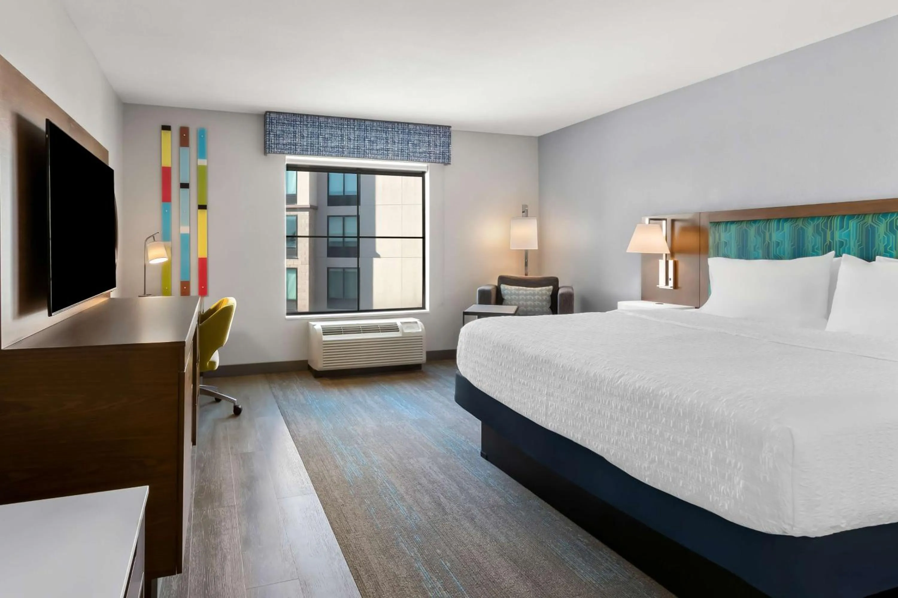 Bed in Hampton Inn & Suites Phoenix/Gilbert