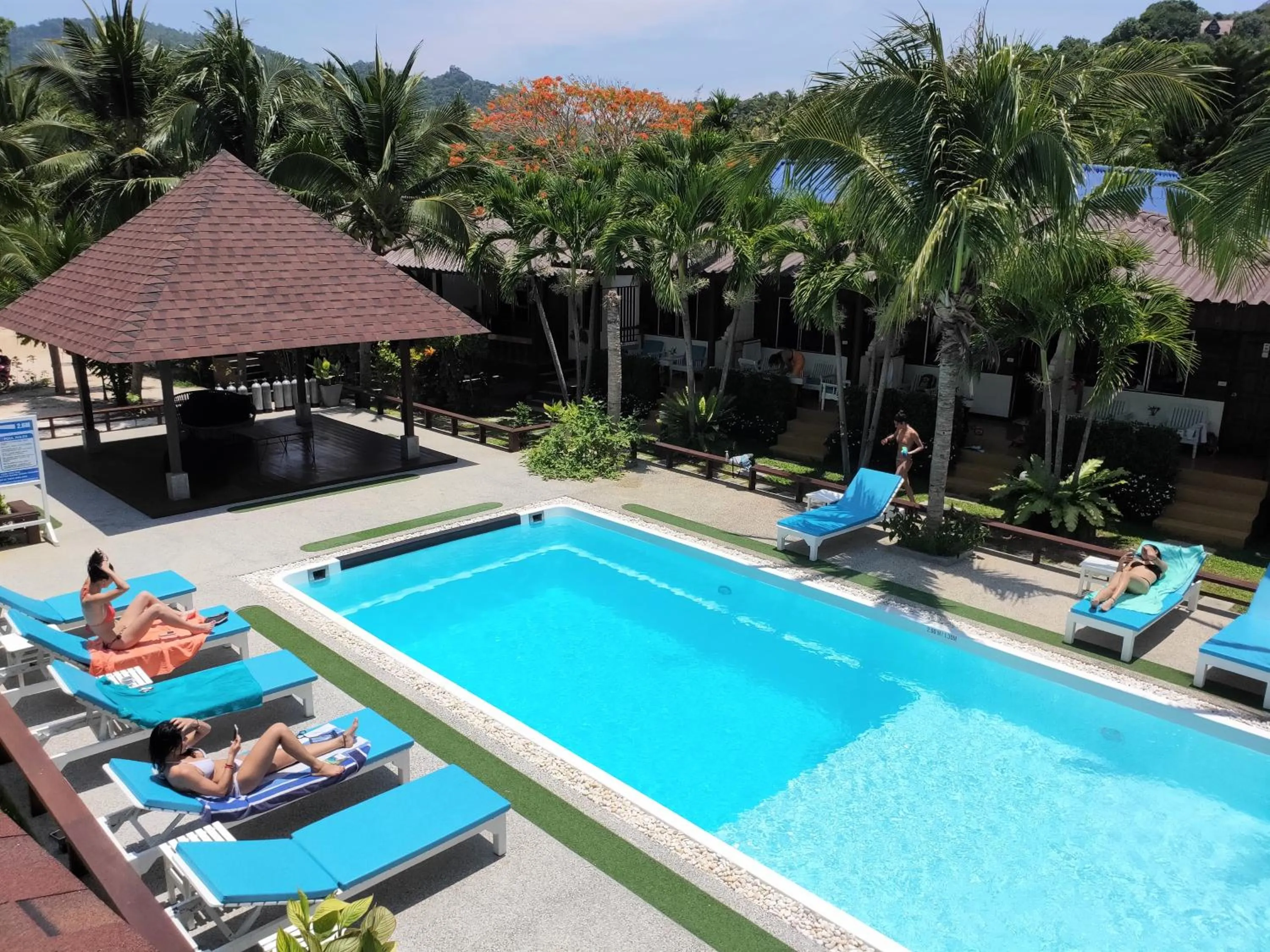 Pool view in Assava Dive Resort - SHA Plus