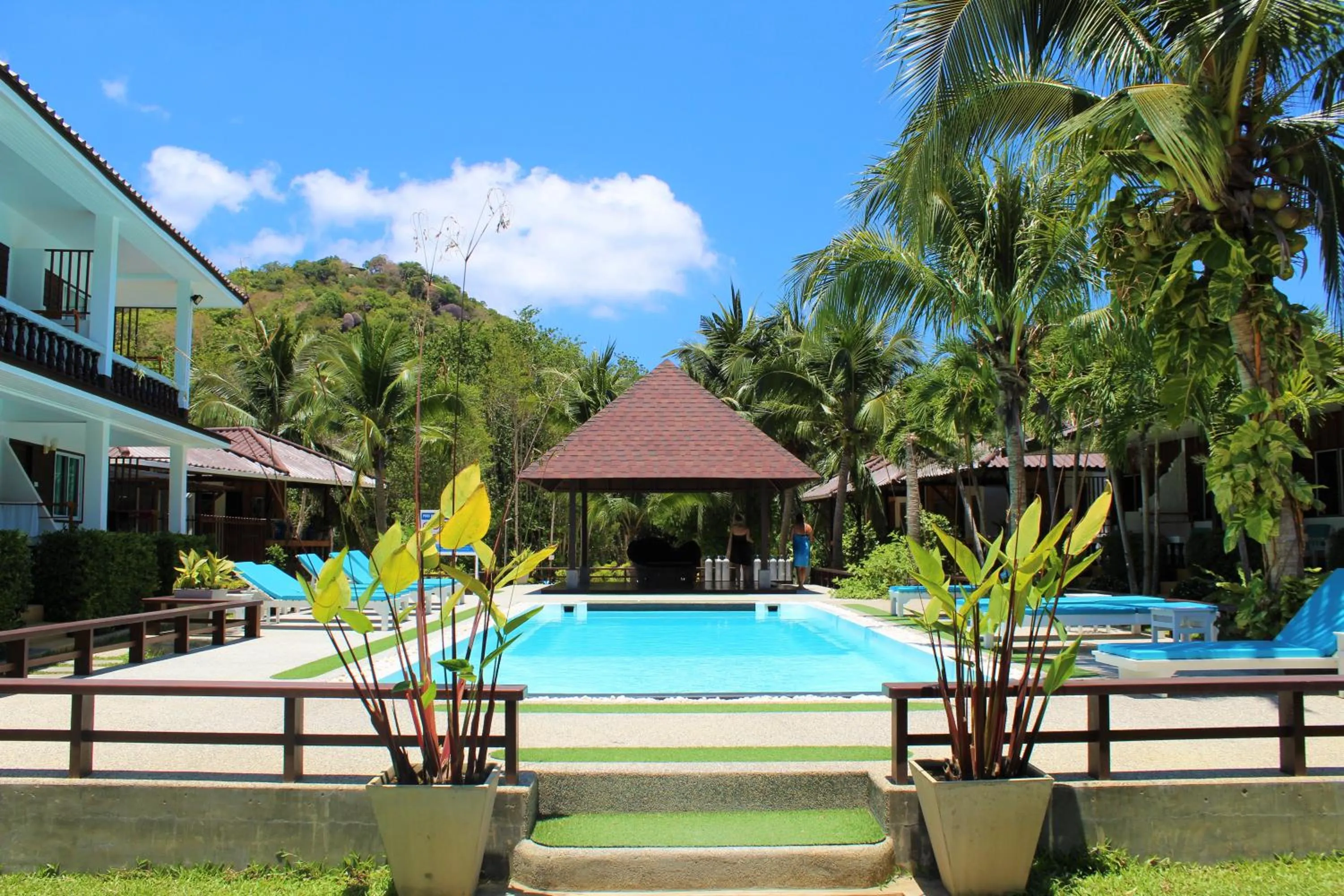 Pool view in Assava Dive Resort - SHA Plus