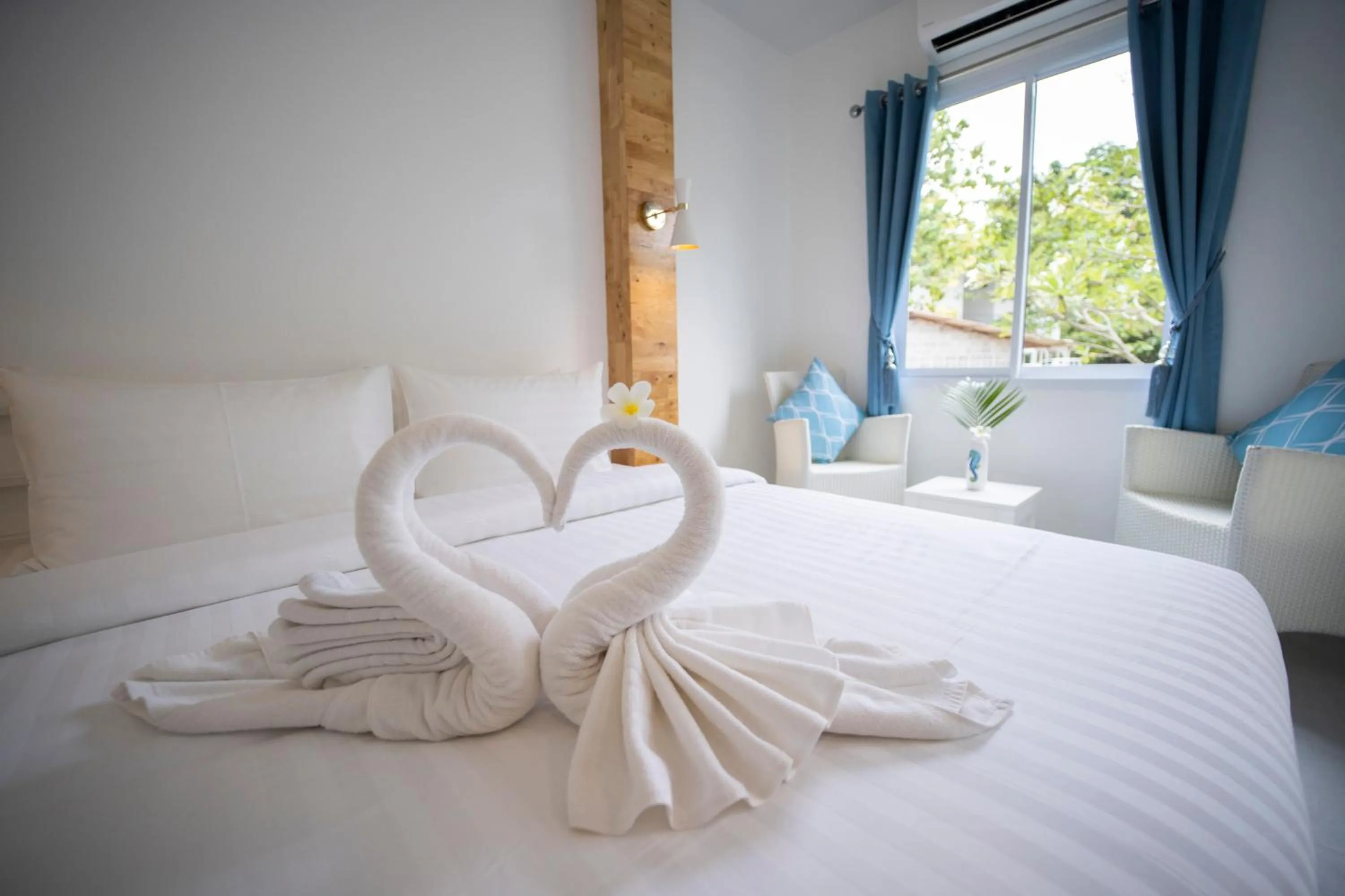 Seating area, Bed in Assava Dive Resort - SHA Plus