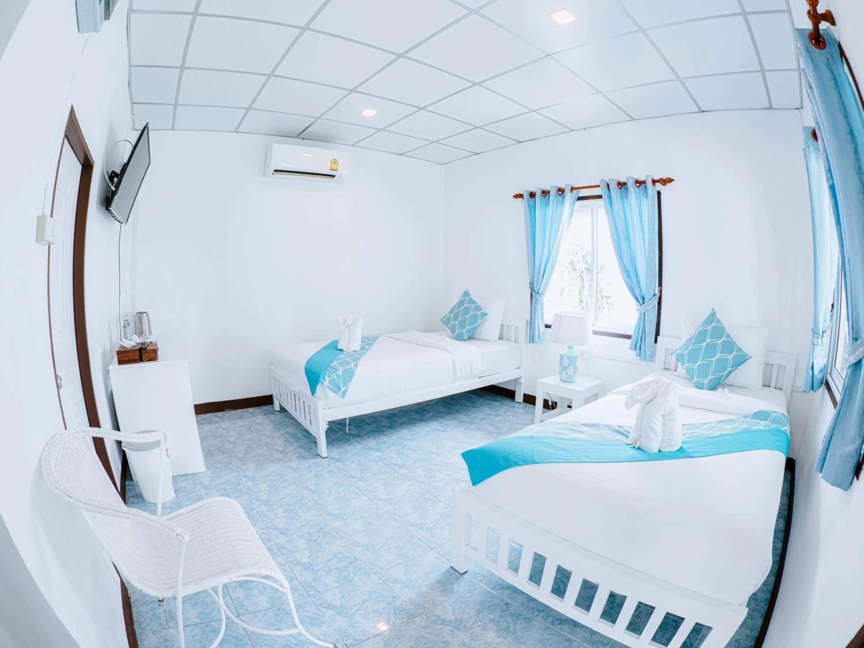 Bed in Assava Dive Resort - SHA Plus