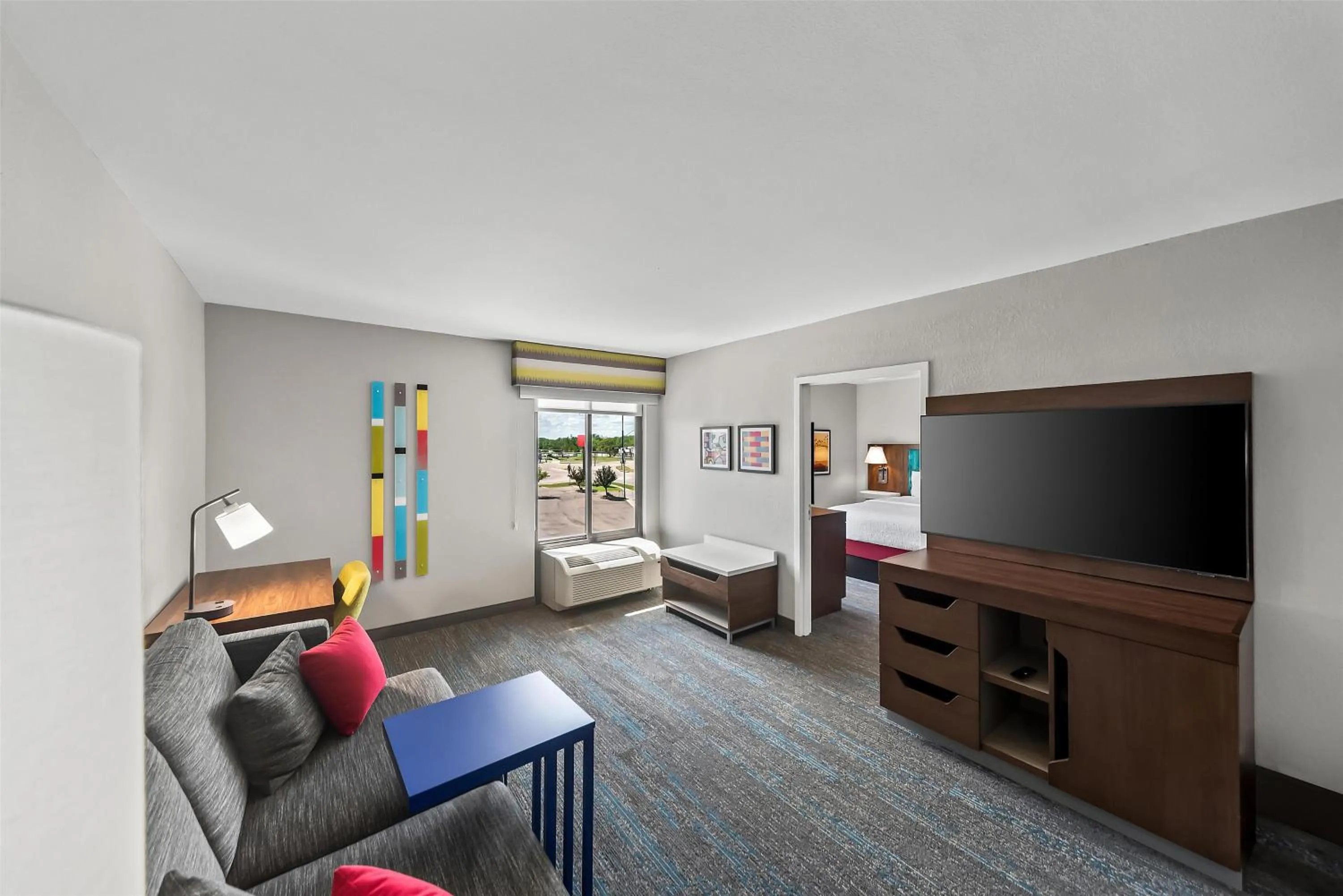 Living room, Bed in Hampton by Hilton - North Platte