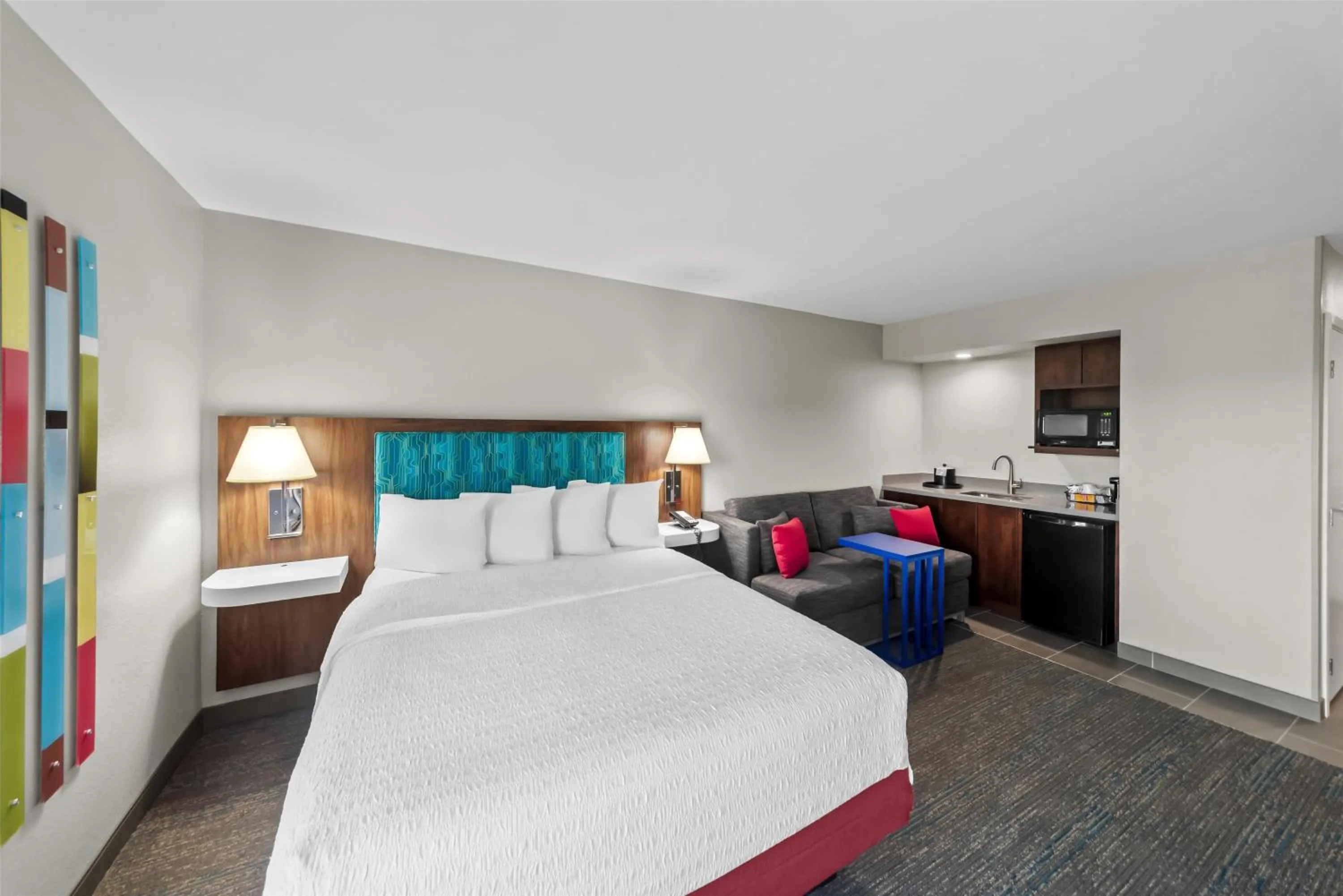 Living room, Bed in Hampton by Hilton - North Platte