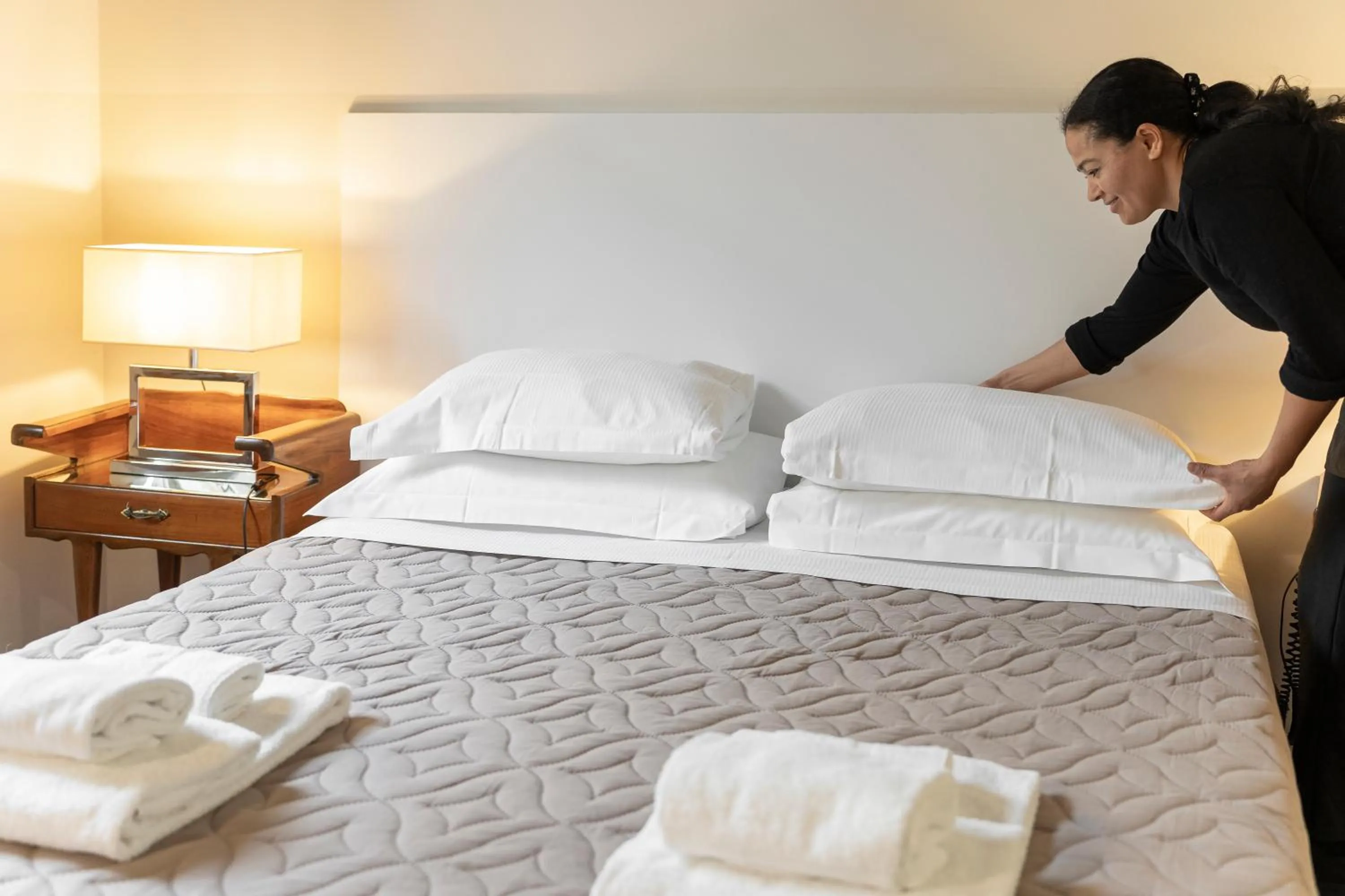 Bed in Hotel la Scala