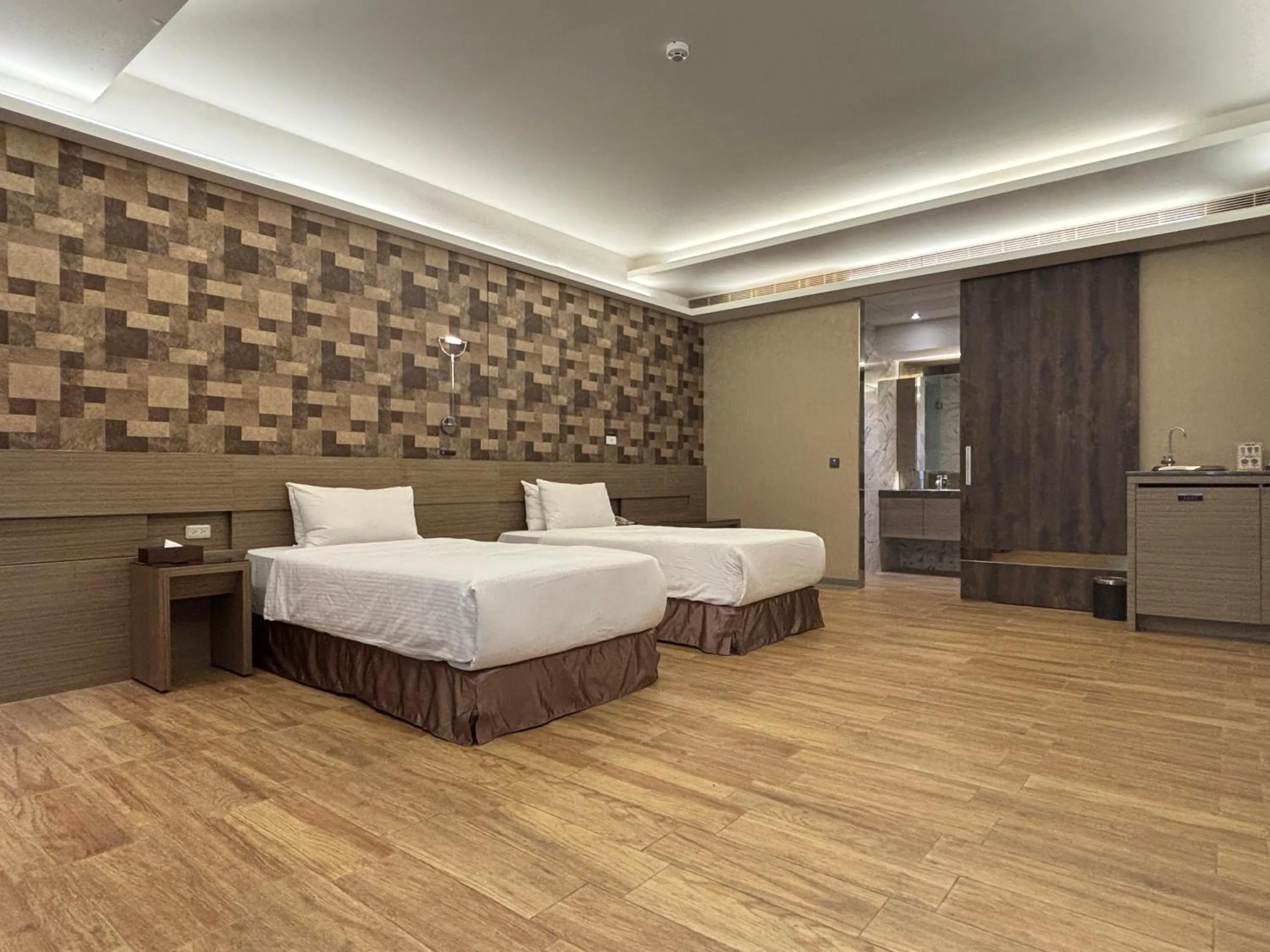 Bed in Romantic Code Art Motel