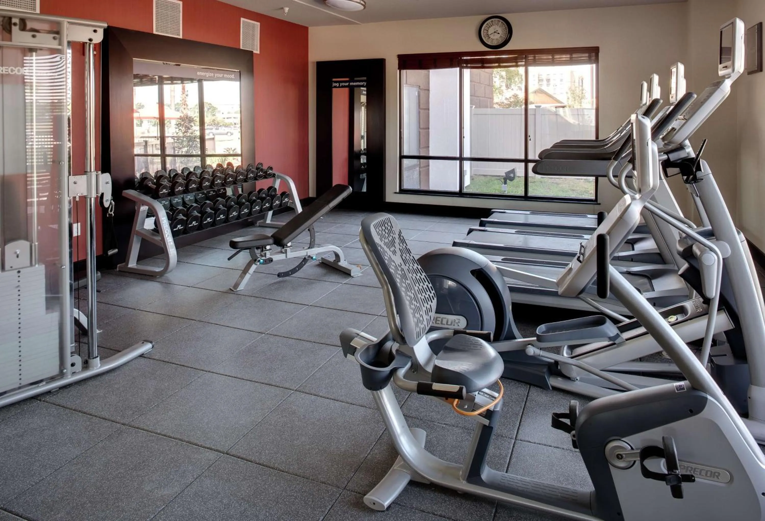 Fitness centre/facilities in Hampton Inn and Suites Marksville