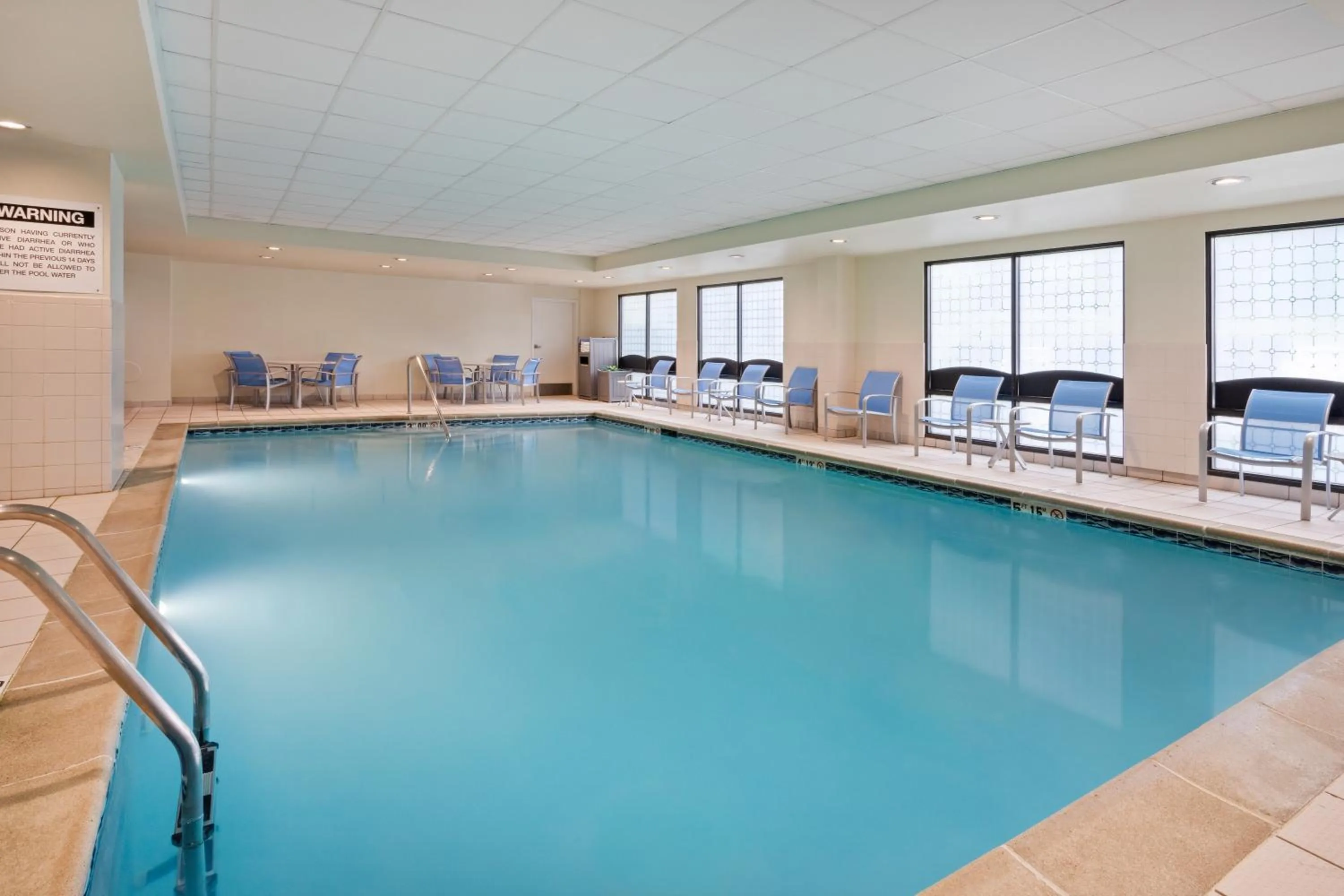 Pool view in Holiday Inn Express & Suites Cincinnati Riverfront by IHG