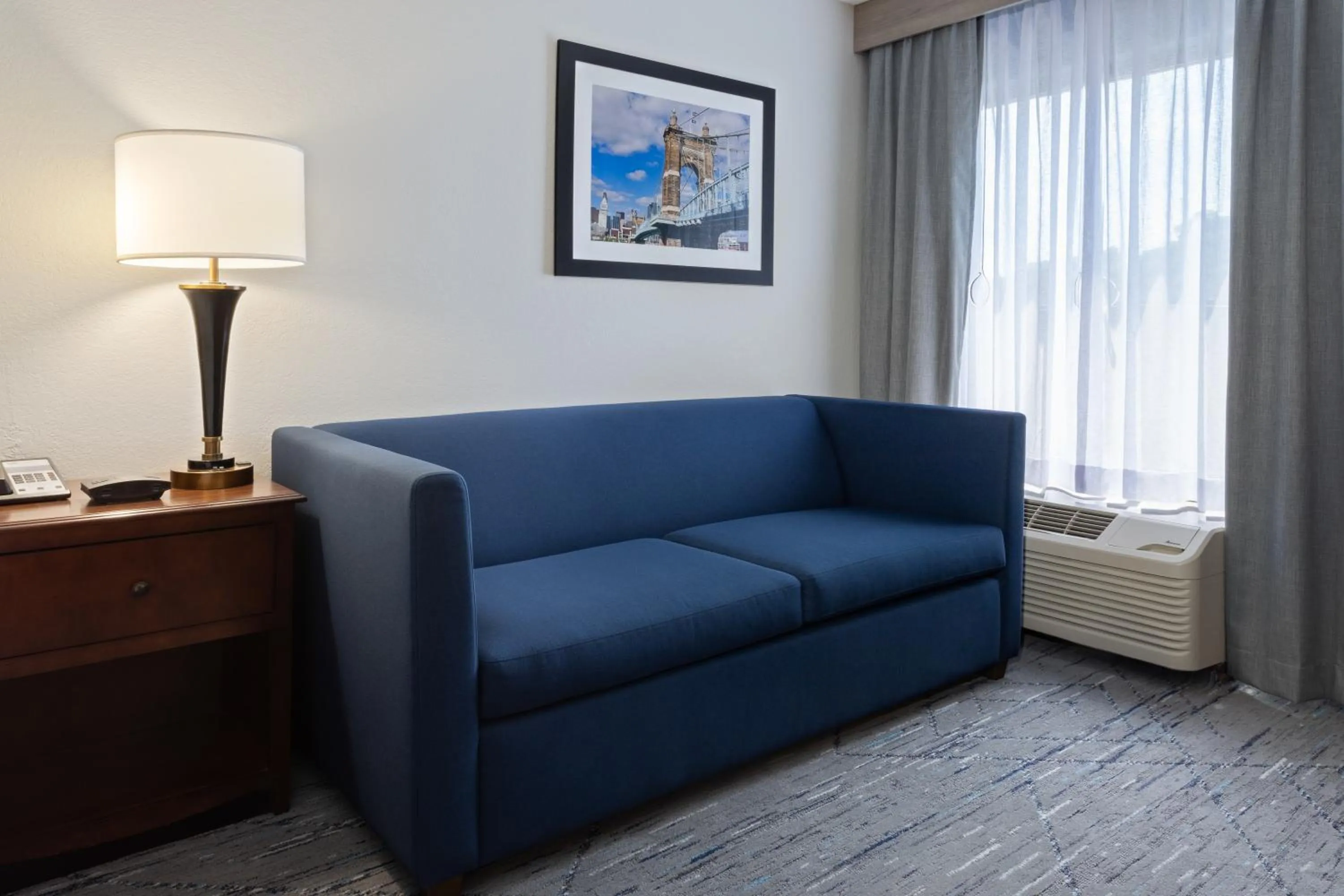 Bedroom in Holiday Inn Express & Suites Cincinnati Riverfront by IHG