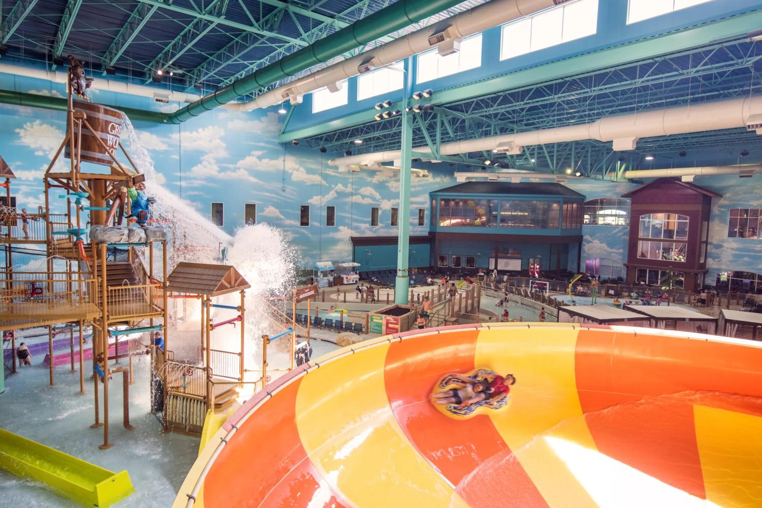 Aqua park in Great Wolf Lodge Chicago/Gurnee