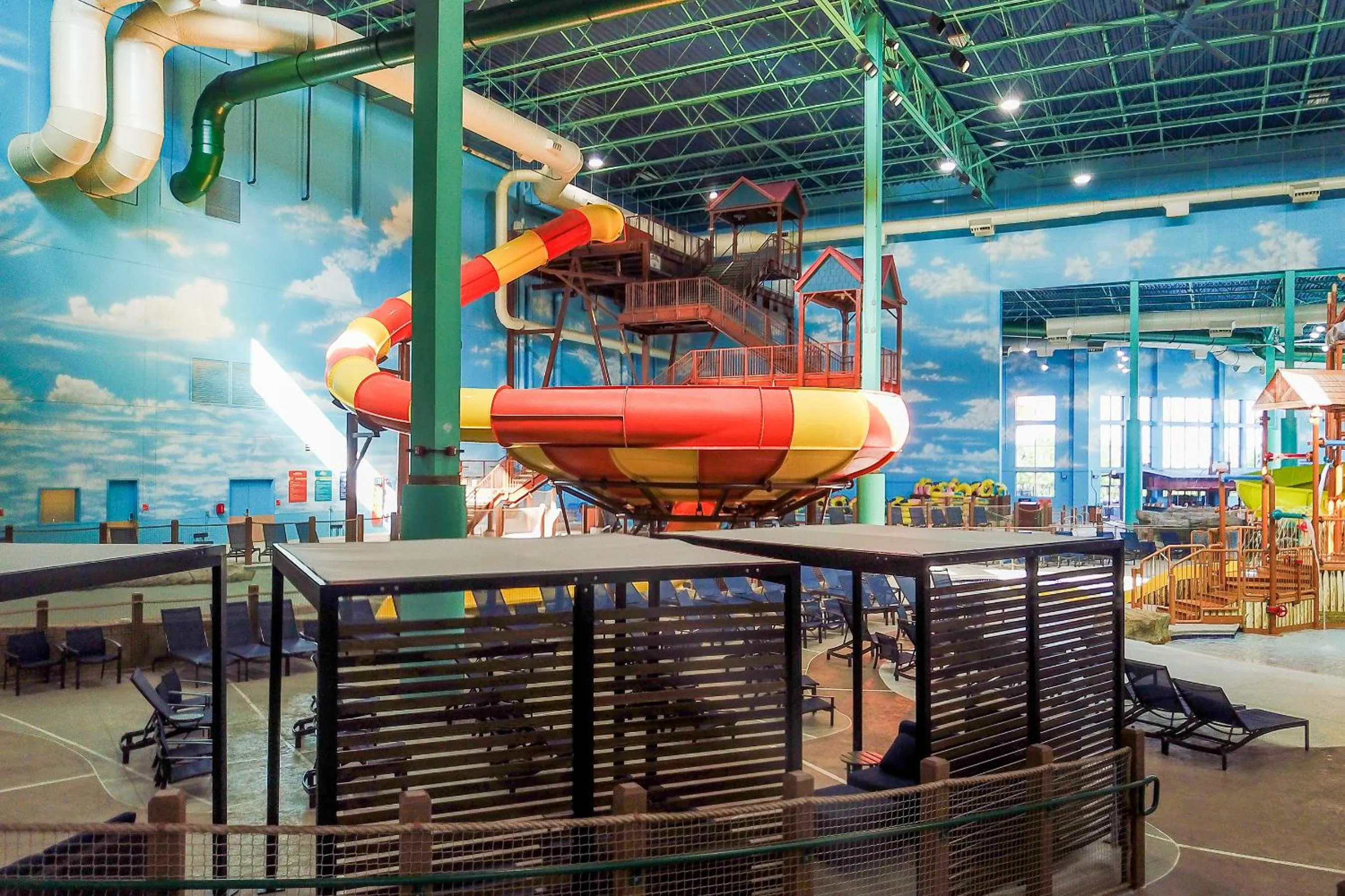 Aqua park in Great Wolf Lodge Chicago/Gurnee