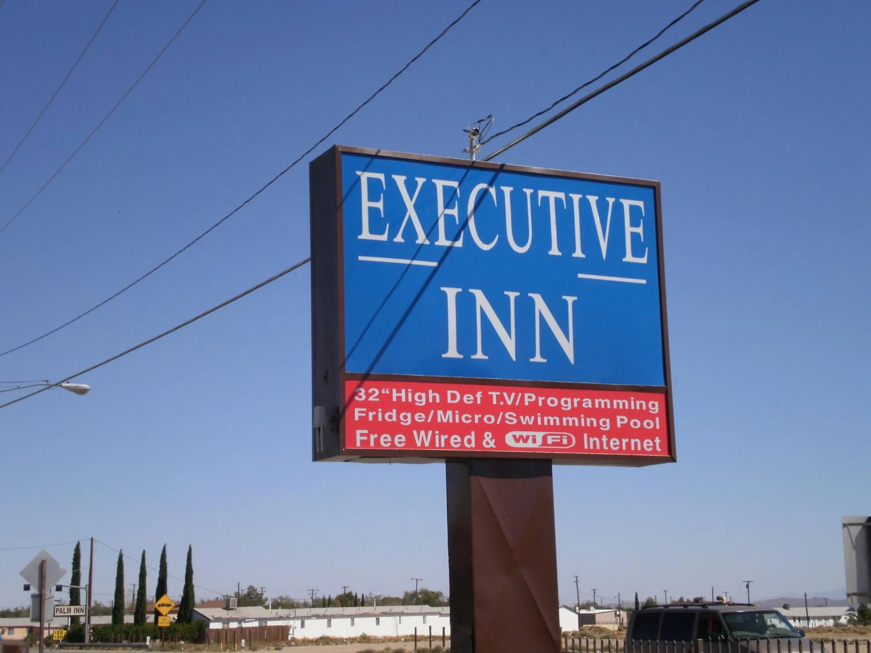 Logo/Certificate/Sign in Executive Inn Mojave