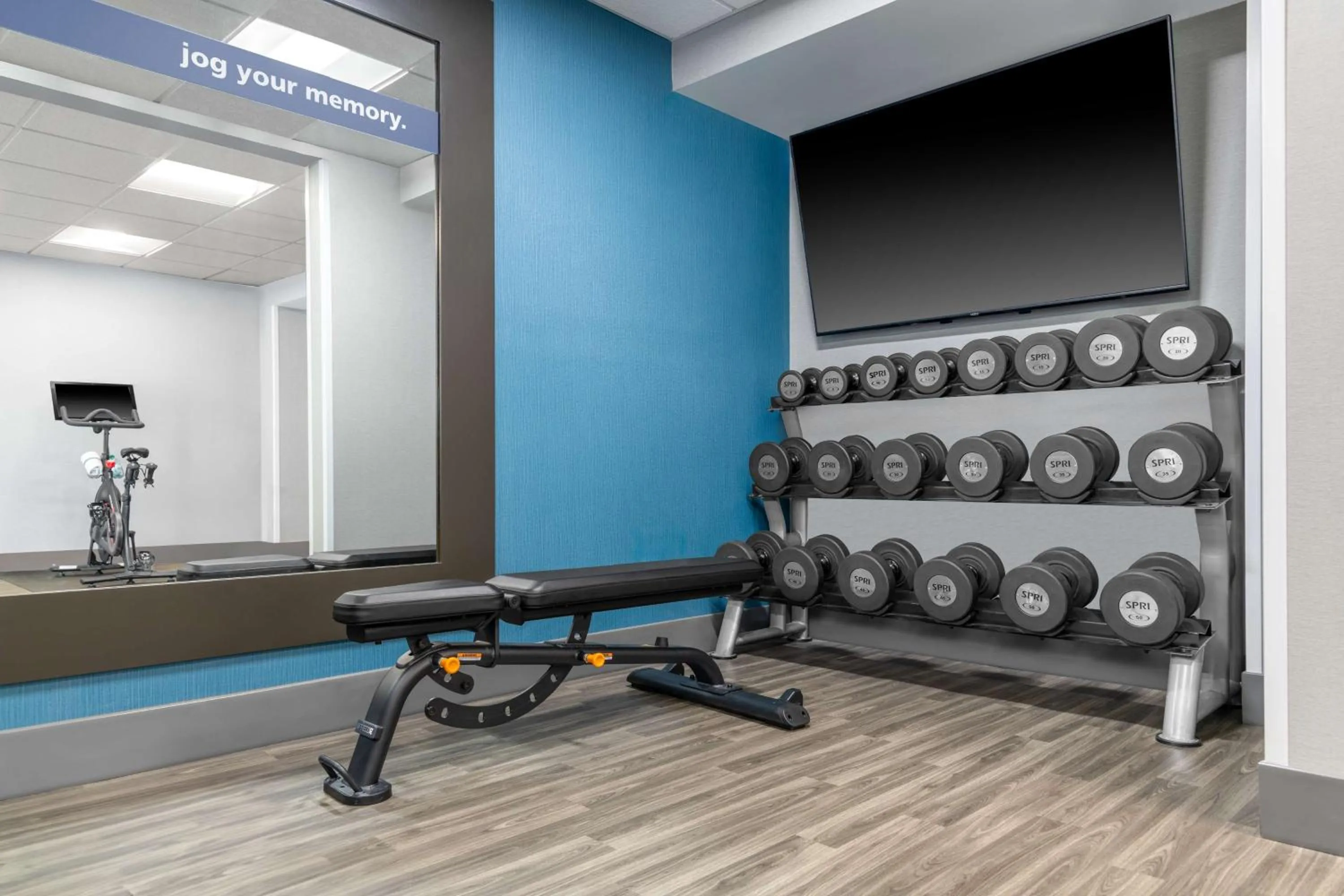 Fitness centre/facilities in Hampton Inn Martinsburg