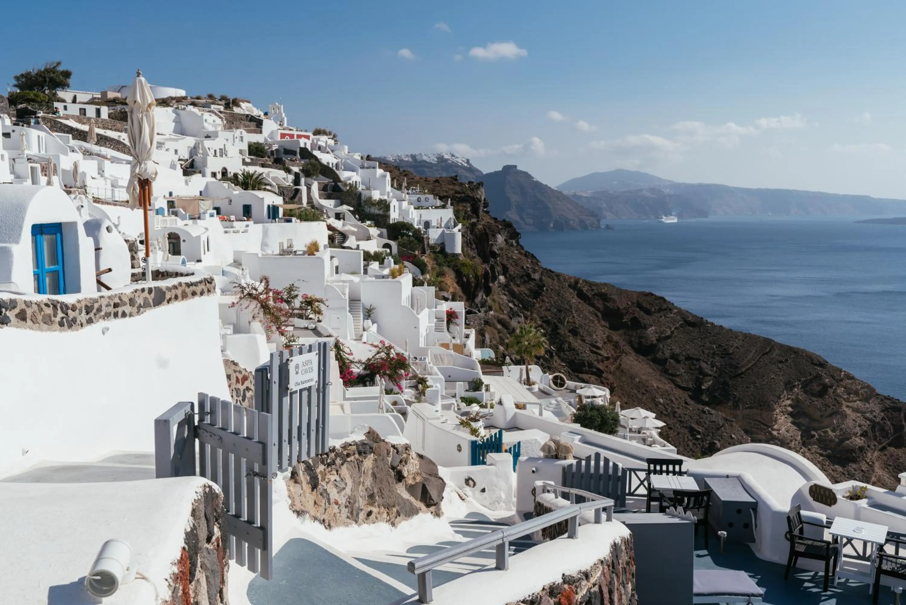 Sea view in Aspa Caves
