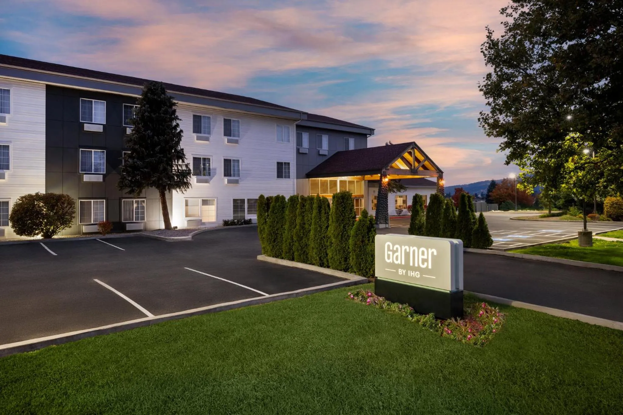 Property building in Garner Hotel Liberty Lake by IHG