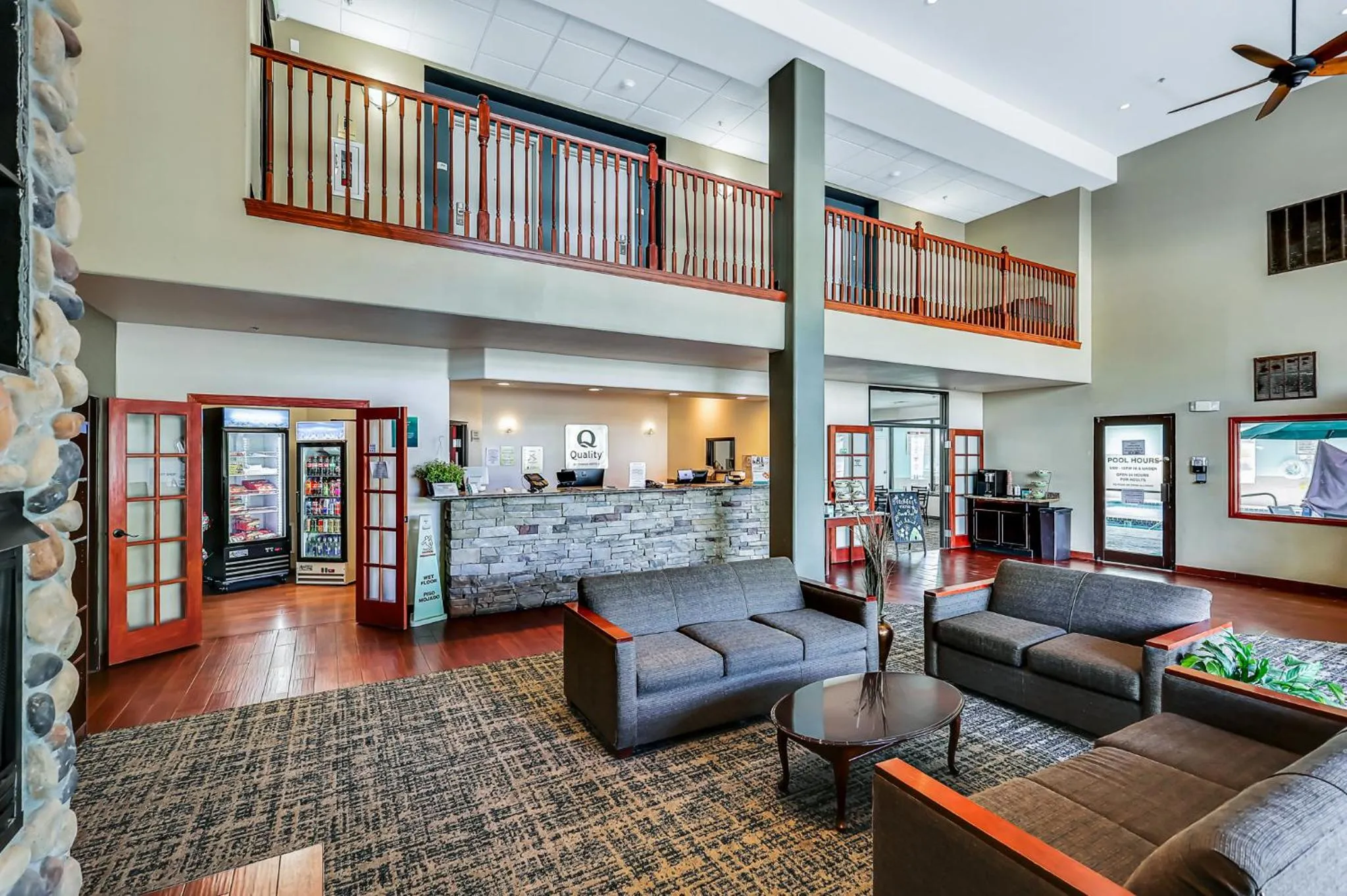 Lobby or reception in Quality Inn & Suites of Liberty Lake