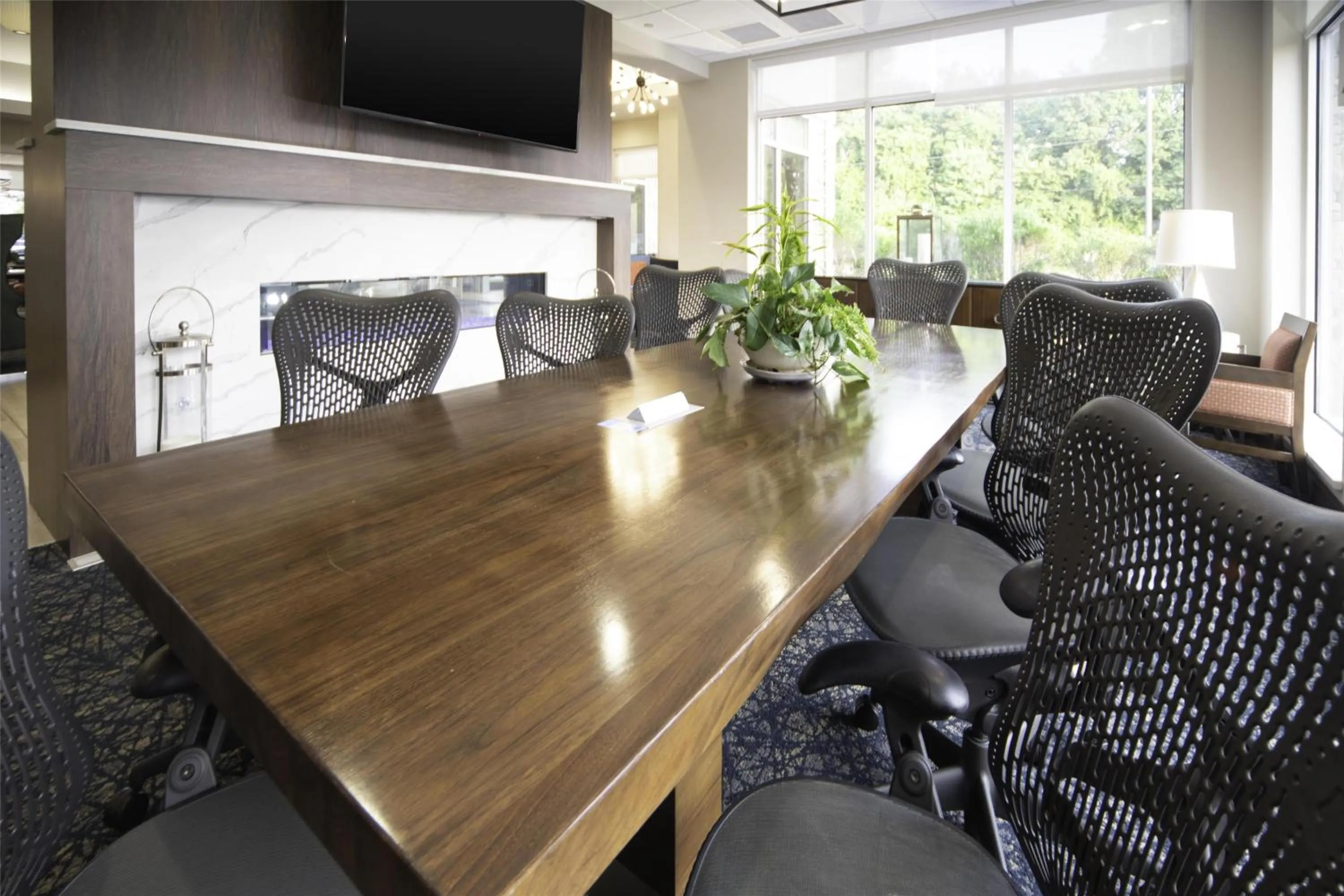 Lobby or reception in Hilton Garden Inn Fayetteville/Fort Bragg