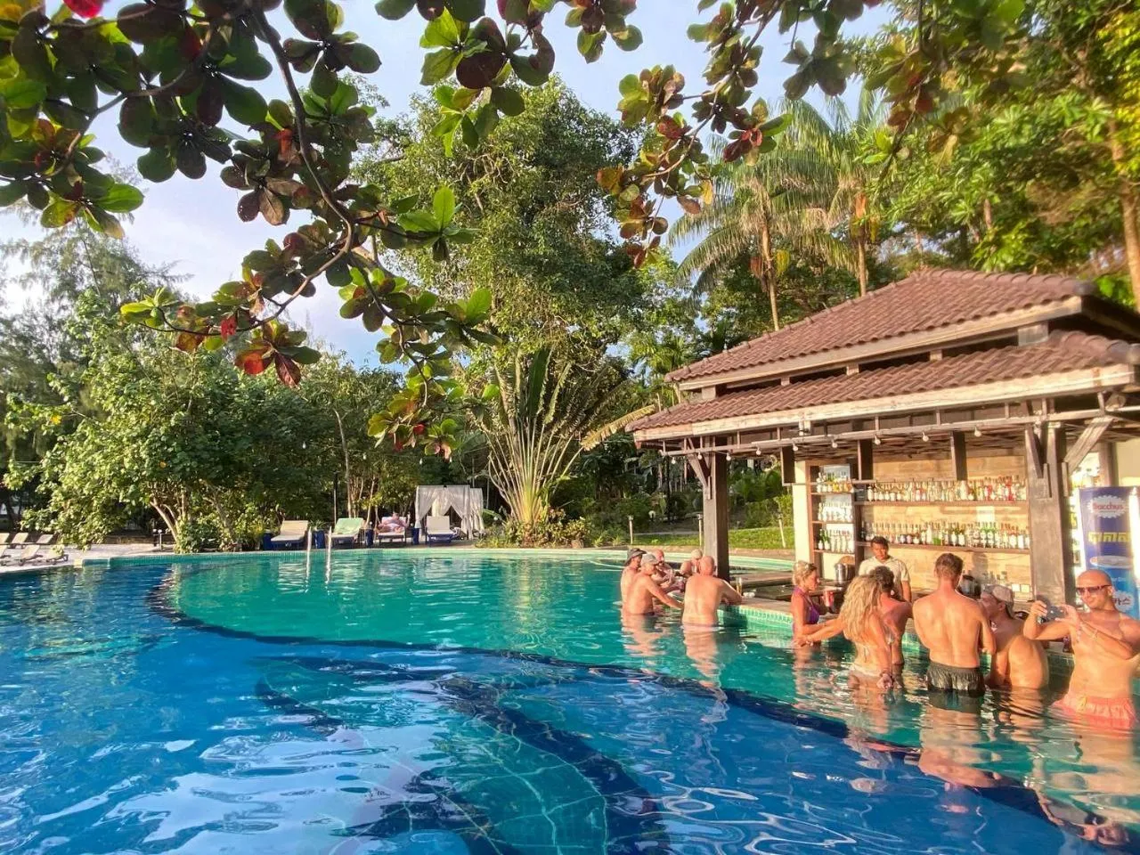 People in Koh Rong Hill Beach Resort