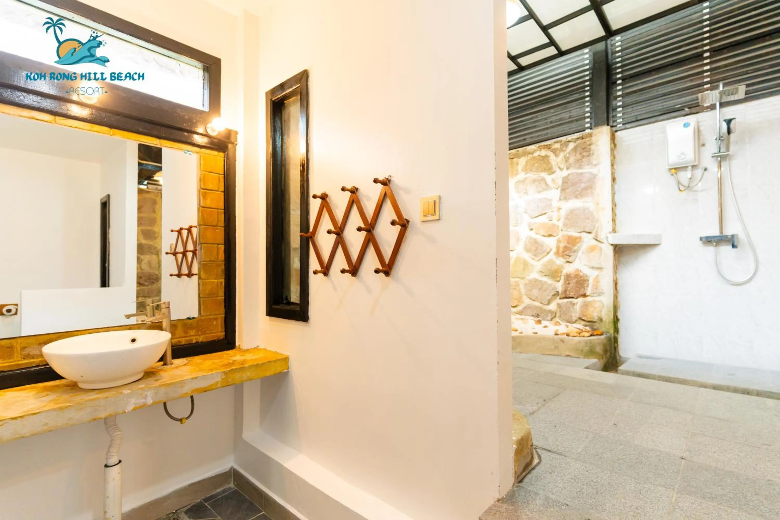 Shower in Koh Rong Hill Beach Resort