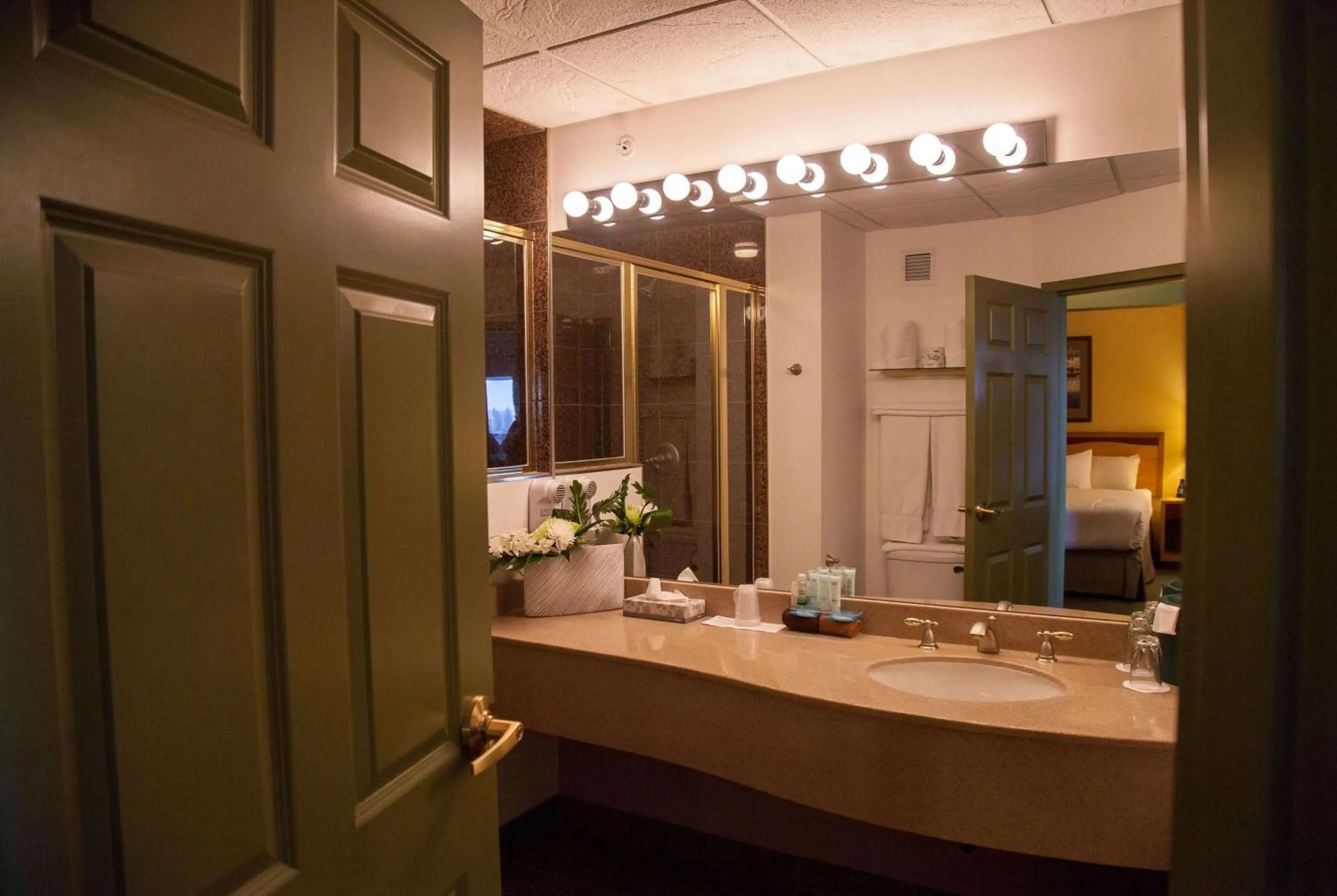 Bathroom in Medicine Hat Lodge, Trademark Collection by Wyndham
